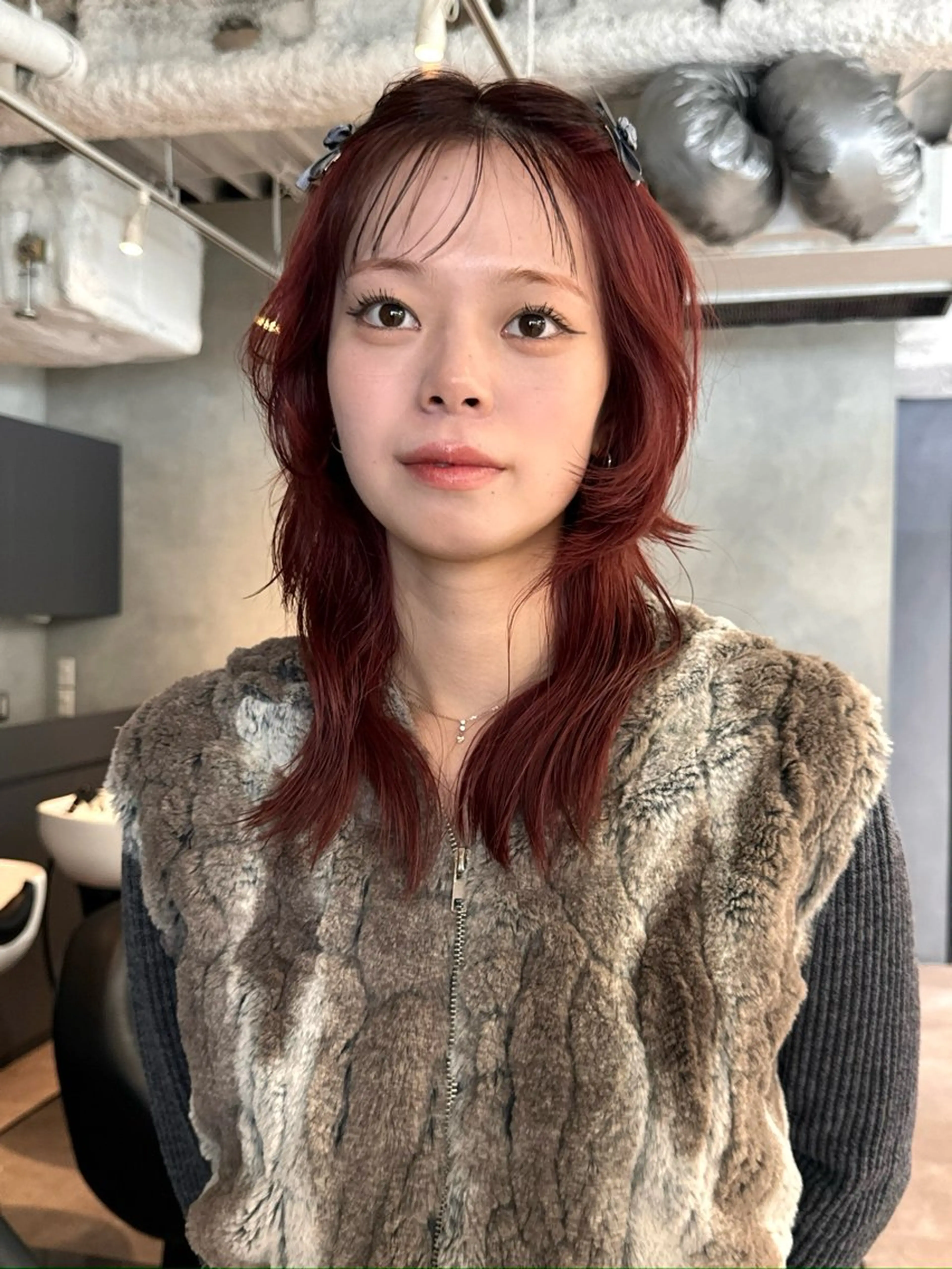 カット➕ケアカラーの写真