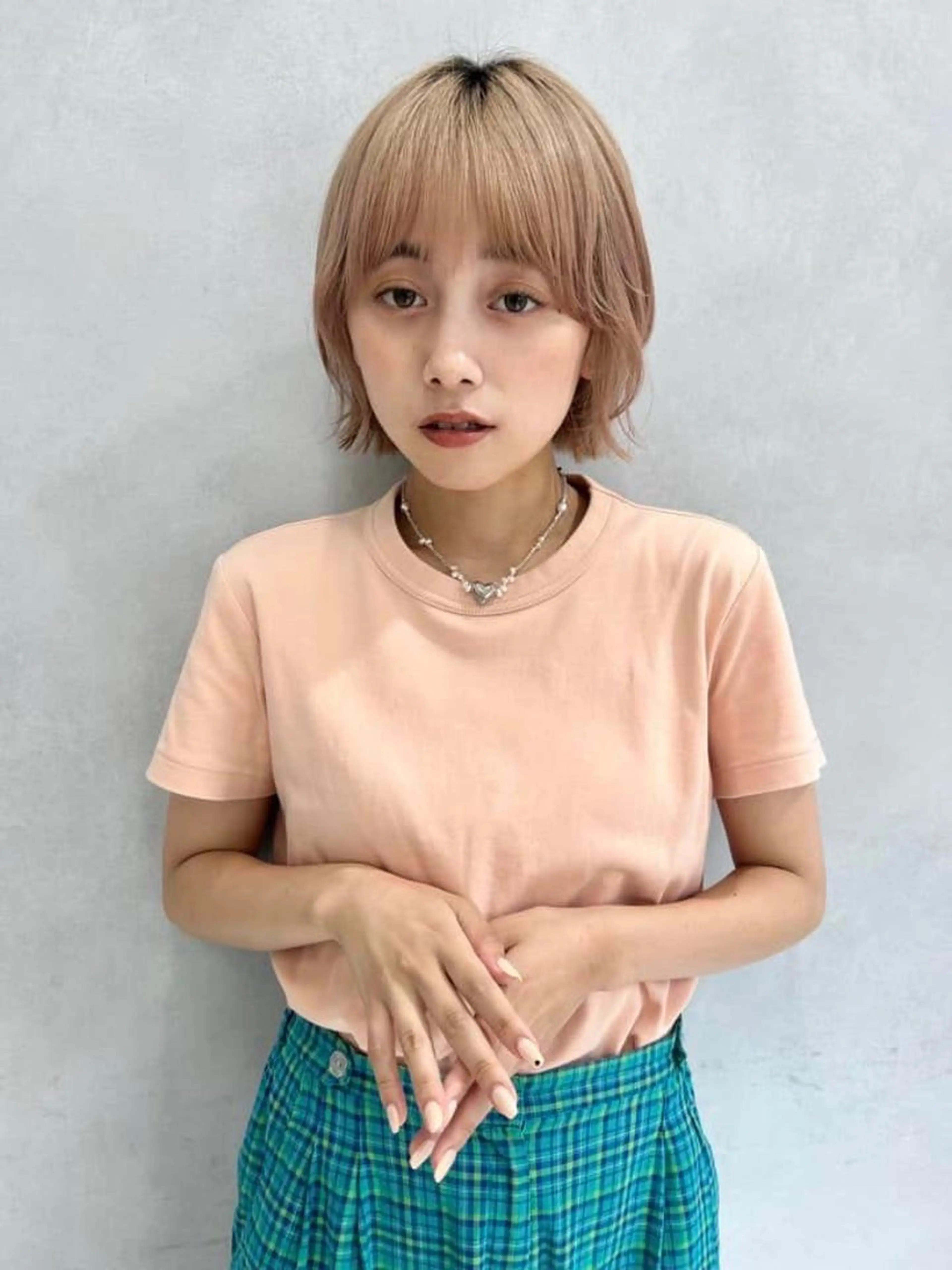 ショート カラー 盛れる韓国ヘア🩰/ ワンホンヘア/華のヘアスタイル