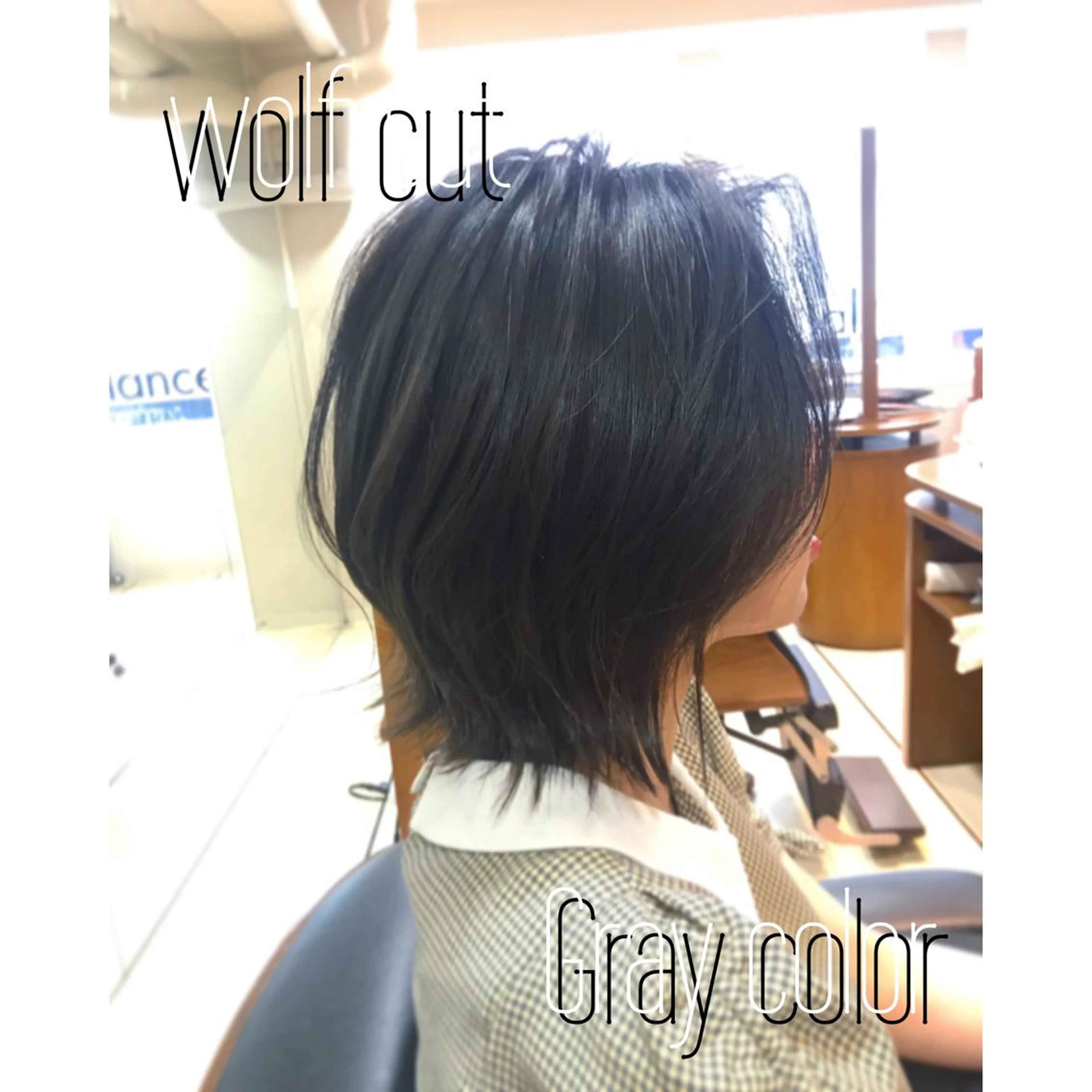 ミディアム カラー 切りっぱなしボブ 透明感カラー ボブ くびれヘア レイヤーカット チーフデザイナー 若林　麻衣のヘアスタイル