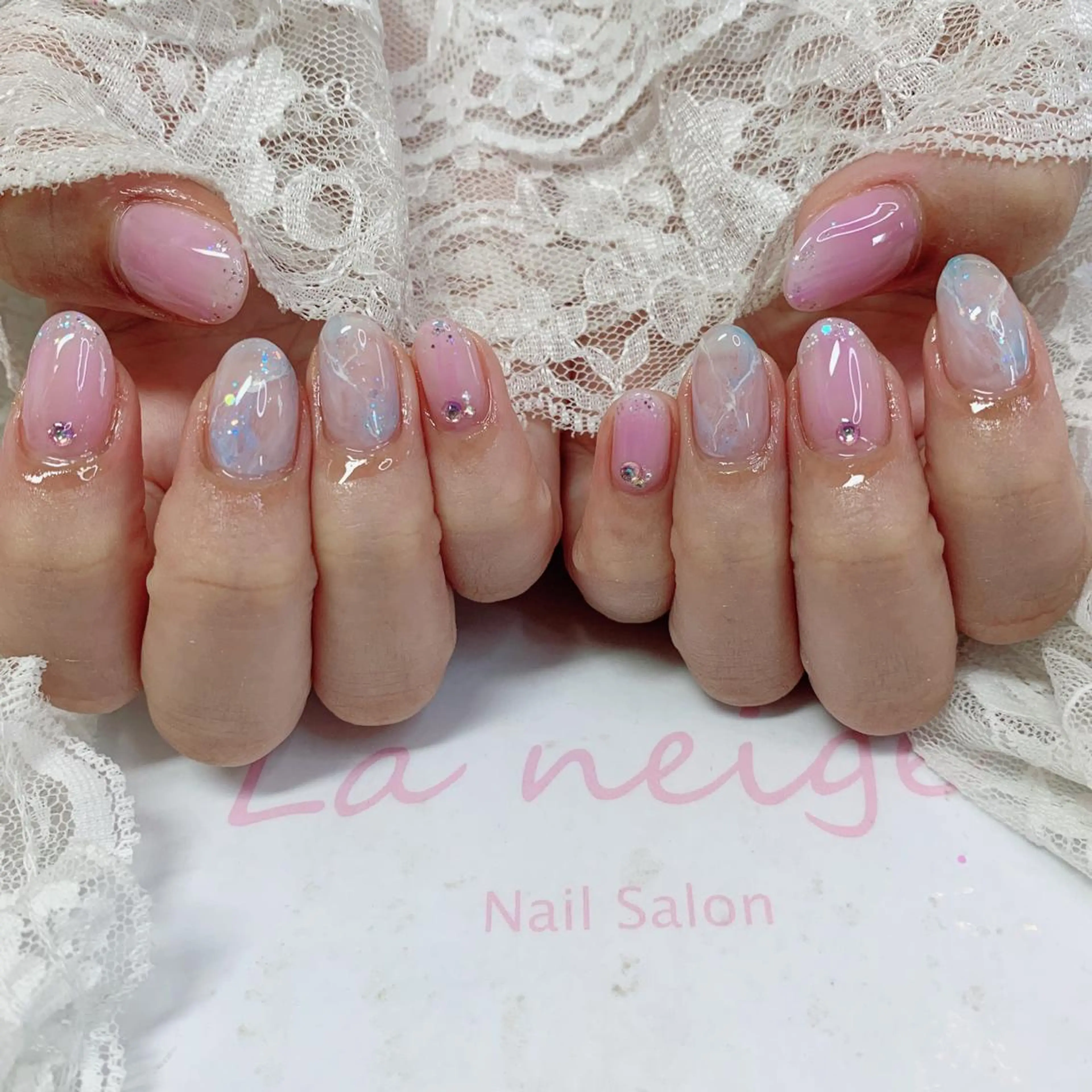 ネイル ハンドネイル La neige* yuki 🐩🌙のネイルデザイン