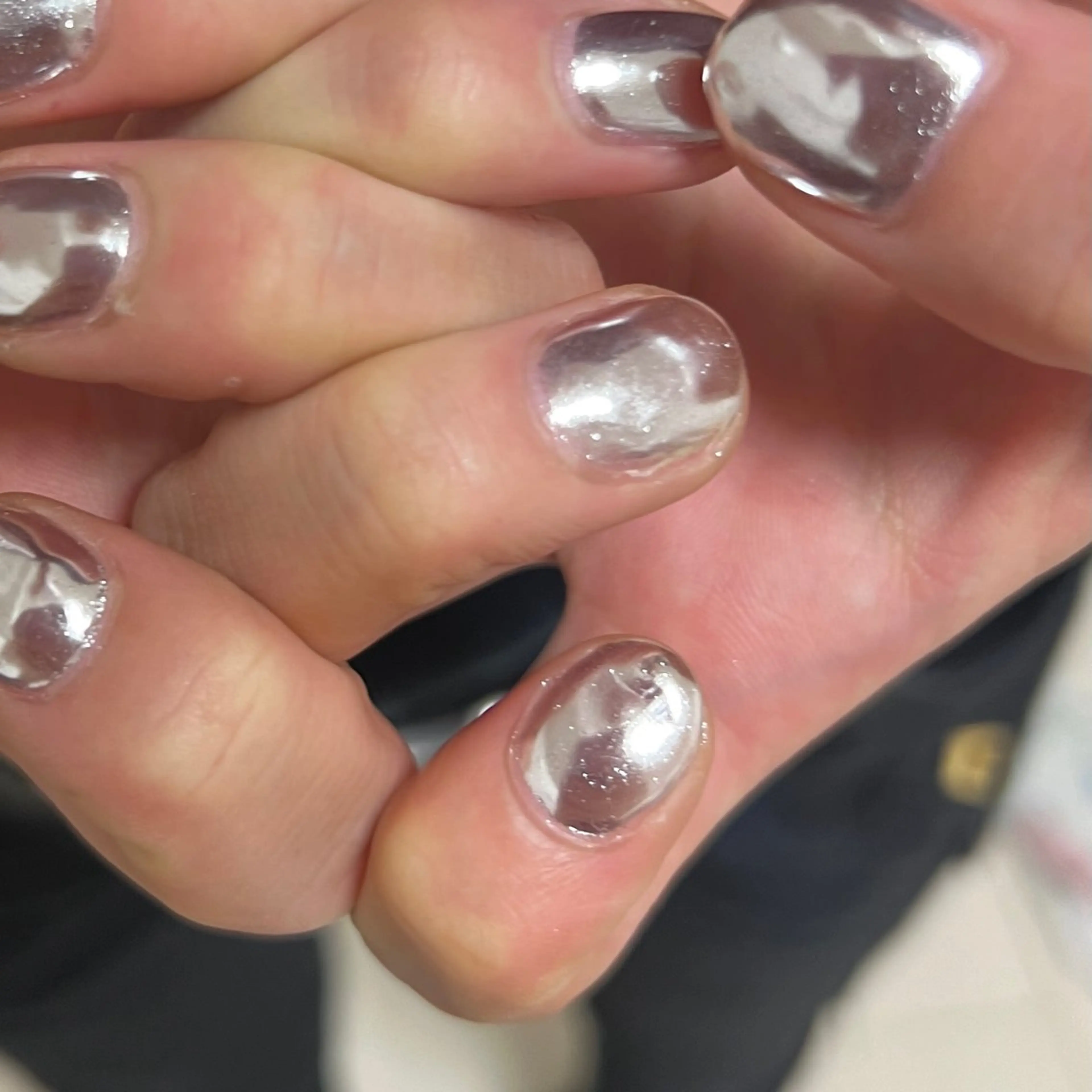 ネイル ジェルネイル 韓国ネイル マグネットネイル ミラーネイル 持ち込み ハンドネイル 個性派ニュアンス nuts nail所属・【池袋】nuts nail　なつみのネイルデザイン