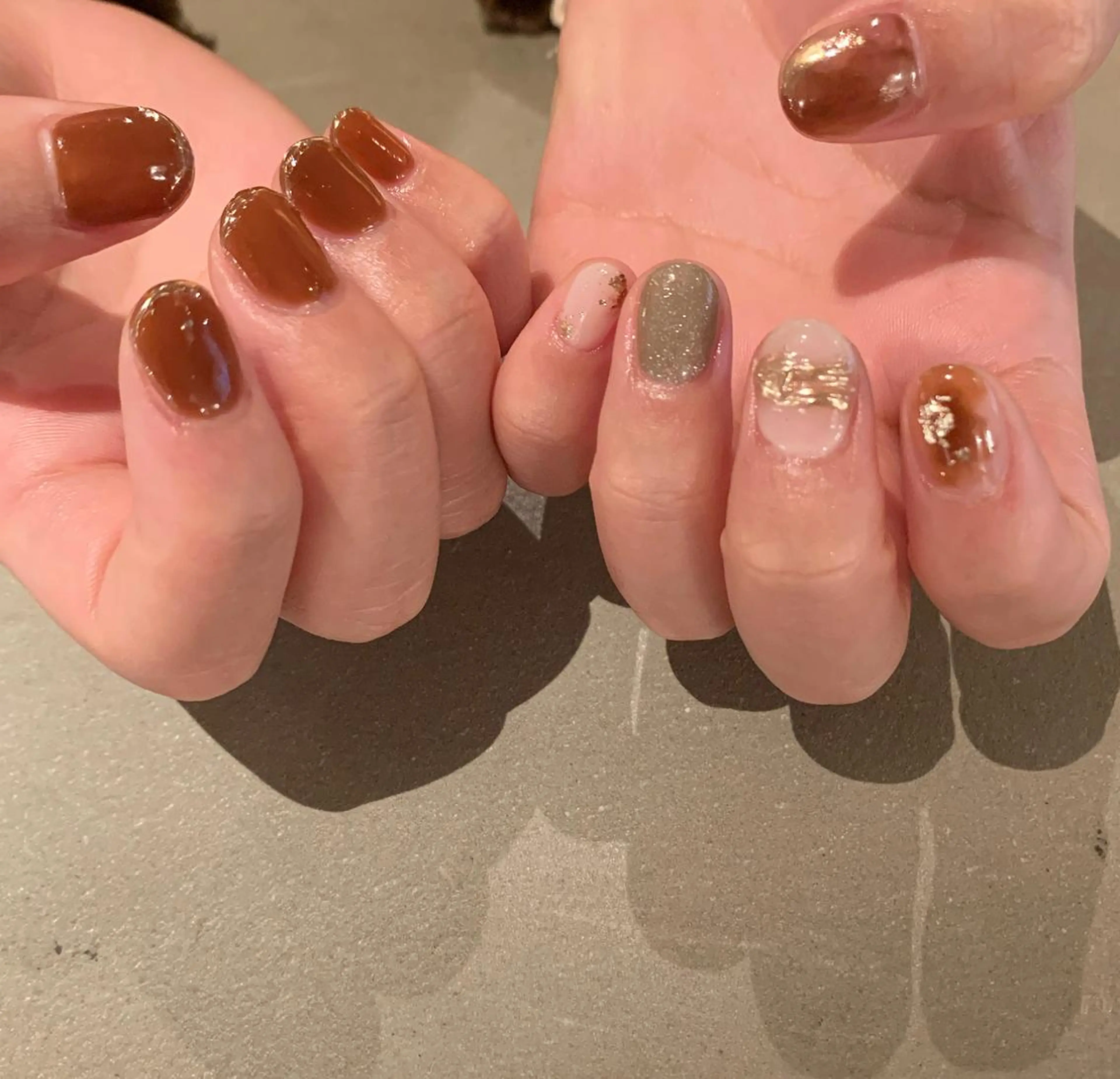 ネイル ハンドネイル にしぐち はるかのネイルデザイン