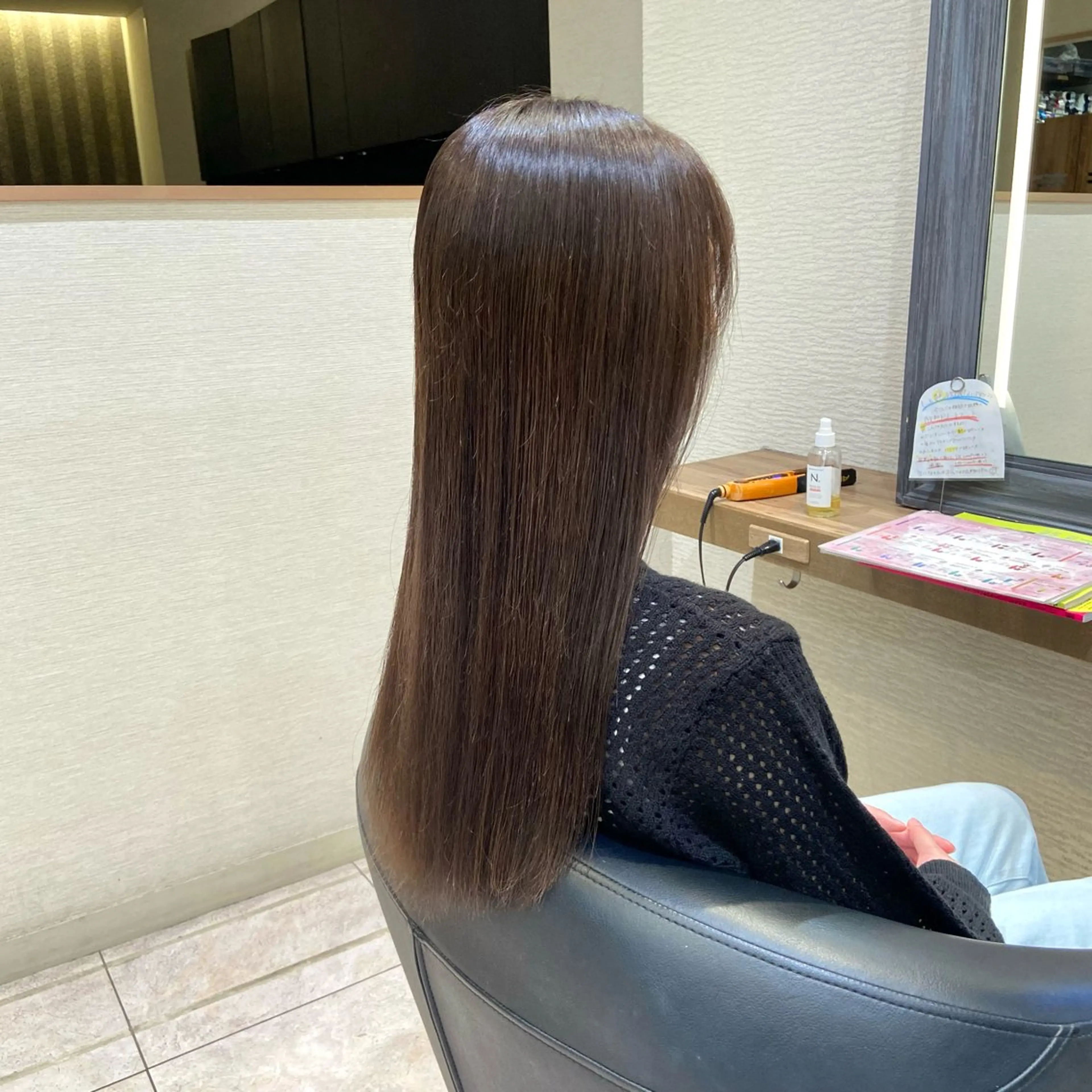 ロング カット 縮毛矯正 トリートメント loca by tree所属・髪質改善/うる艶ヘア HARUNAのヘアスタイル