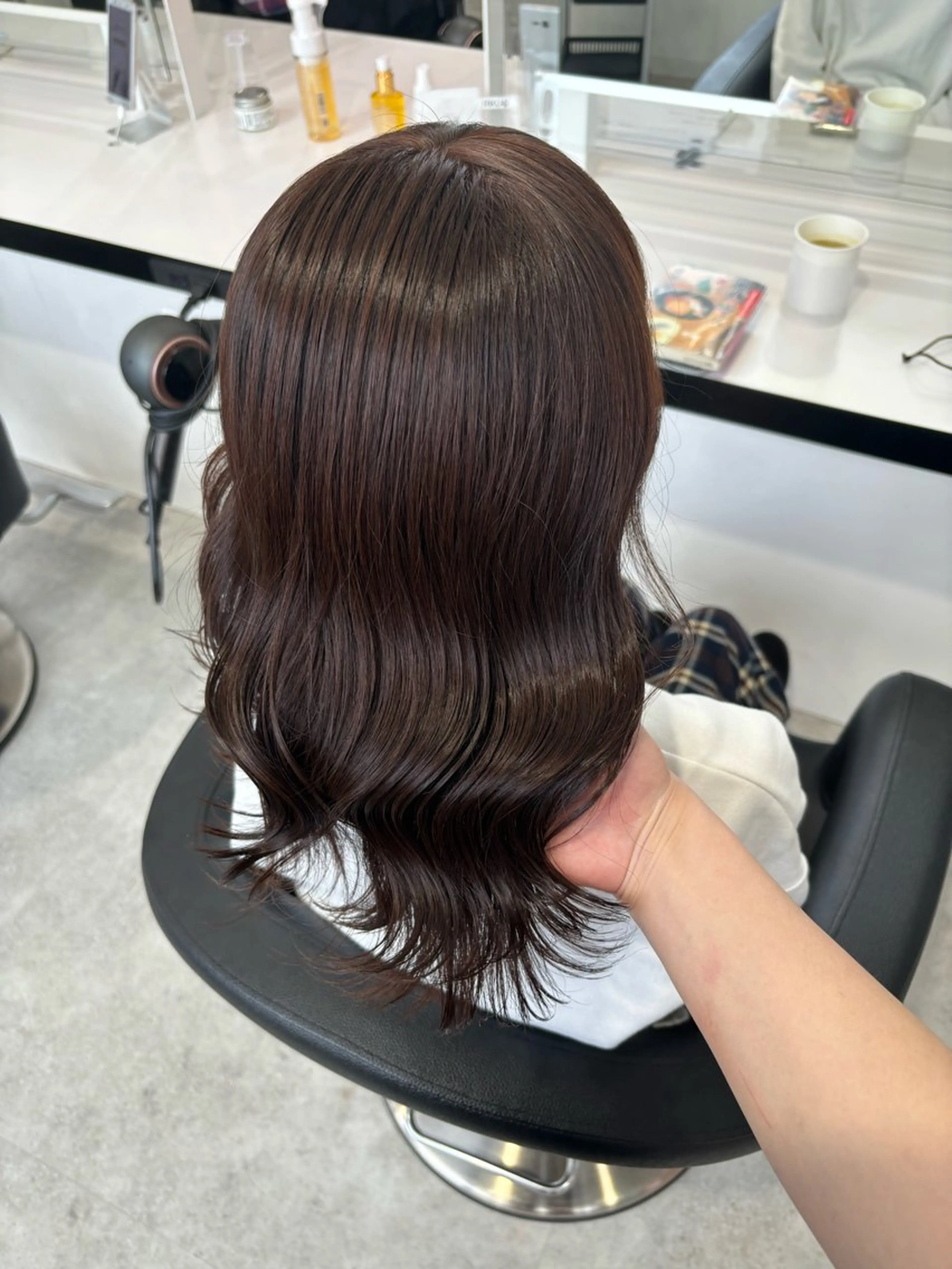 セミロング Wカラー/暖色/べ ージュりく©︎🐝のヘアスタイル