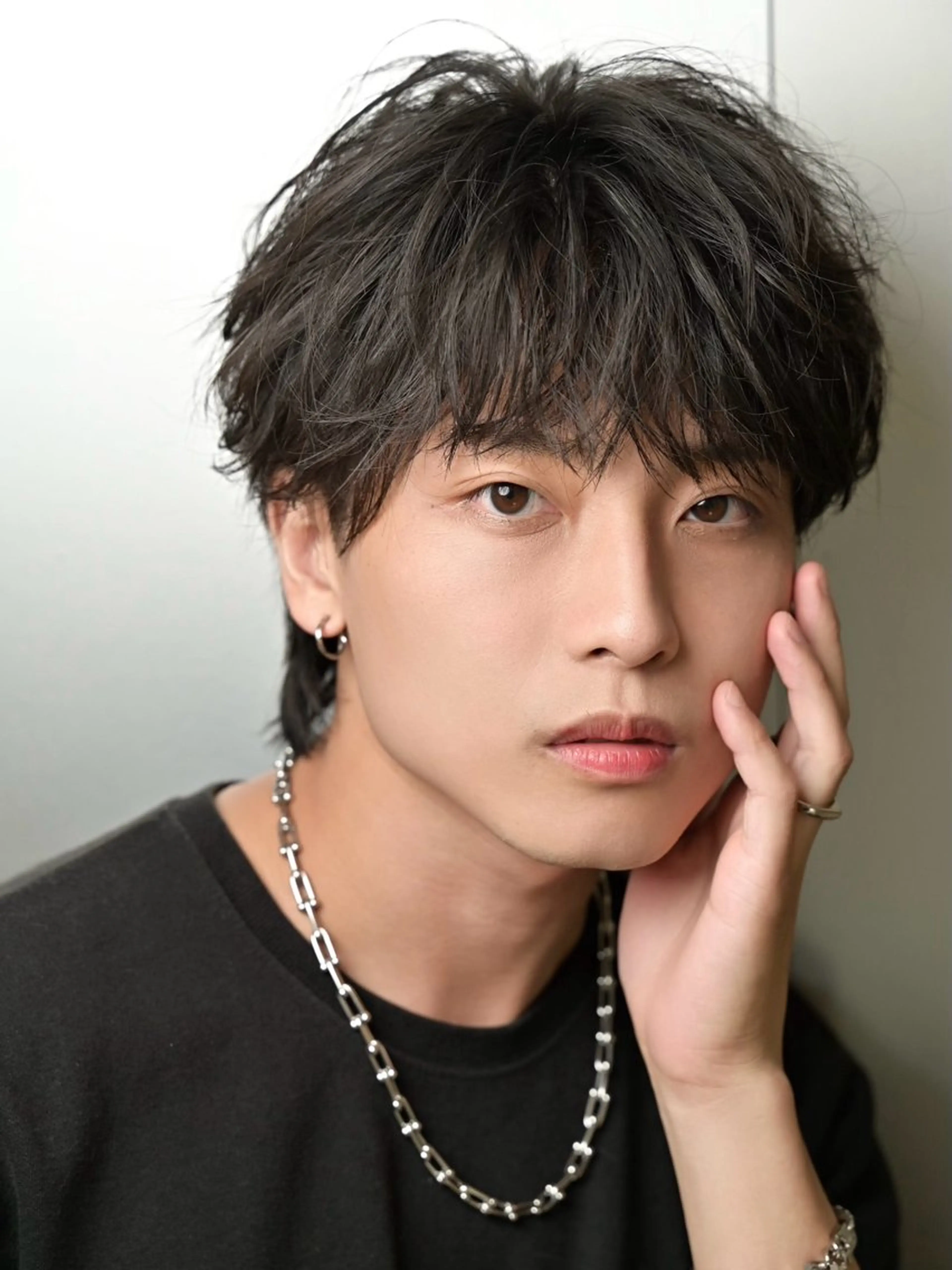 メンズ フェザーパーマ メンズパーマ カット パーマ 【公式】メンズサロン LUCEY福岡大名のヘアスタイル