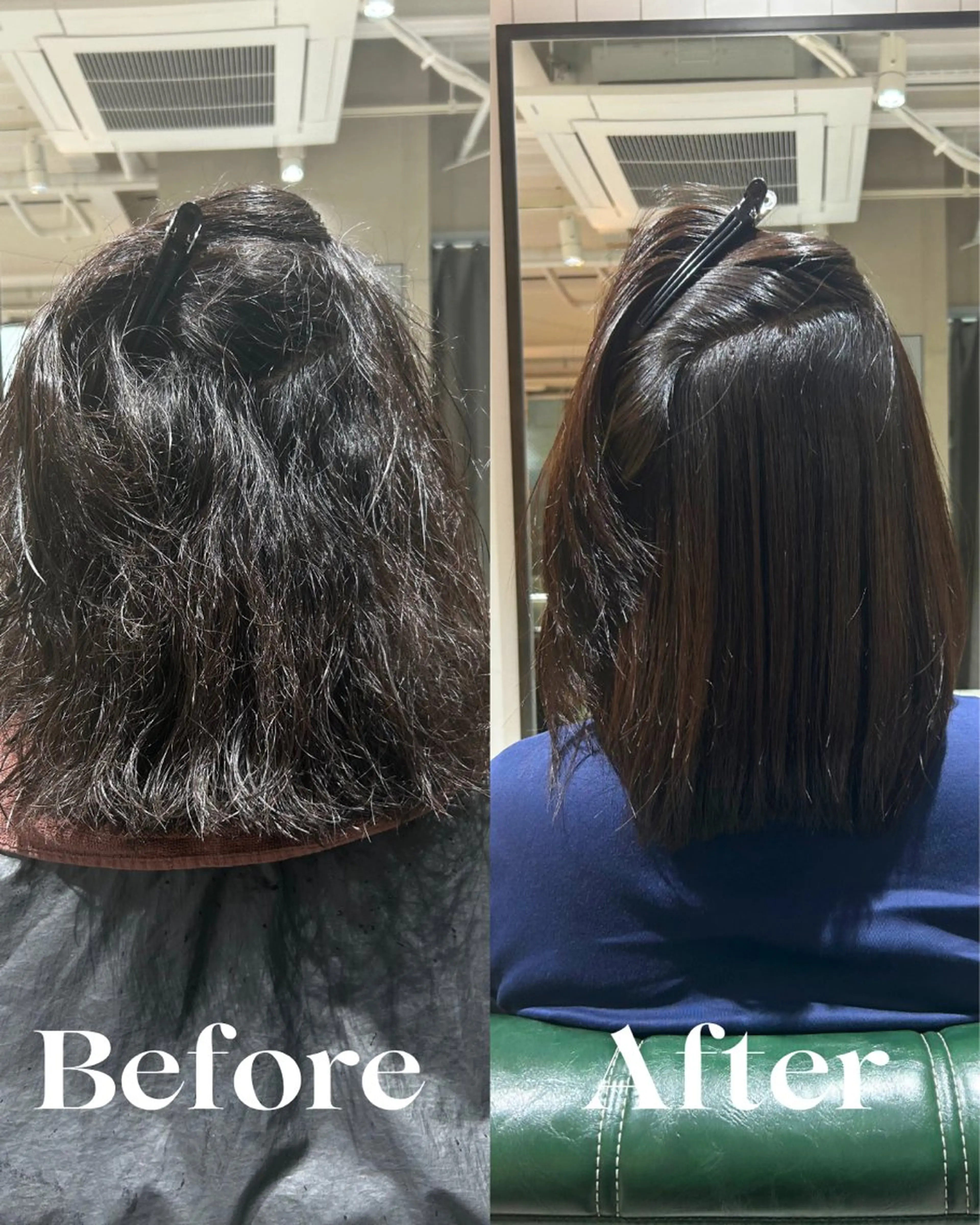 ミディアム 髪質改善 縮毛矯正 茅ヶ崎/縮毛矯正/ ソノカのヘアスタイル