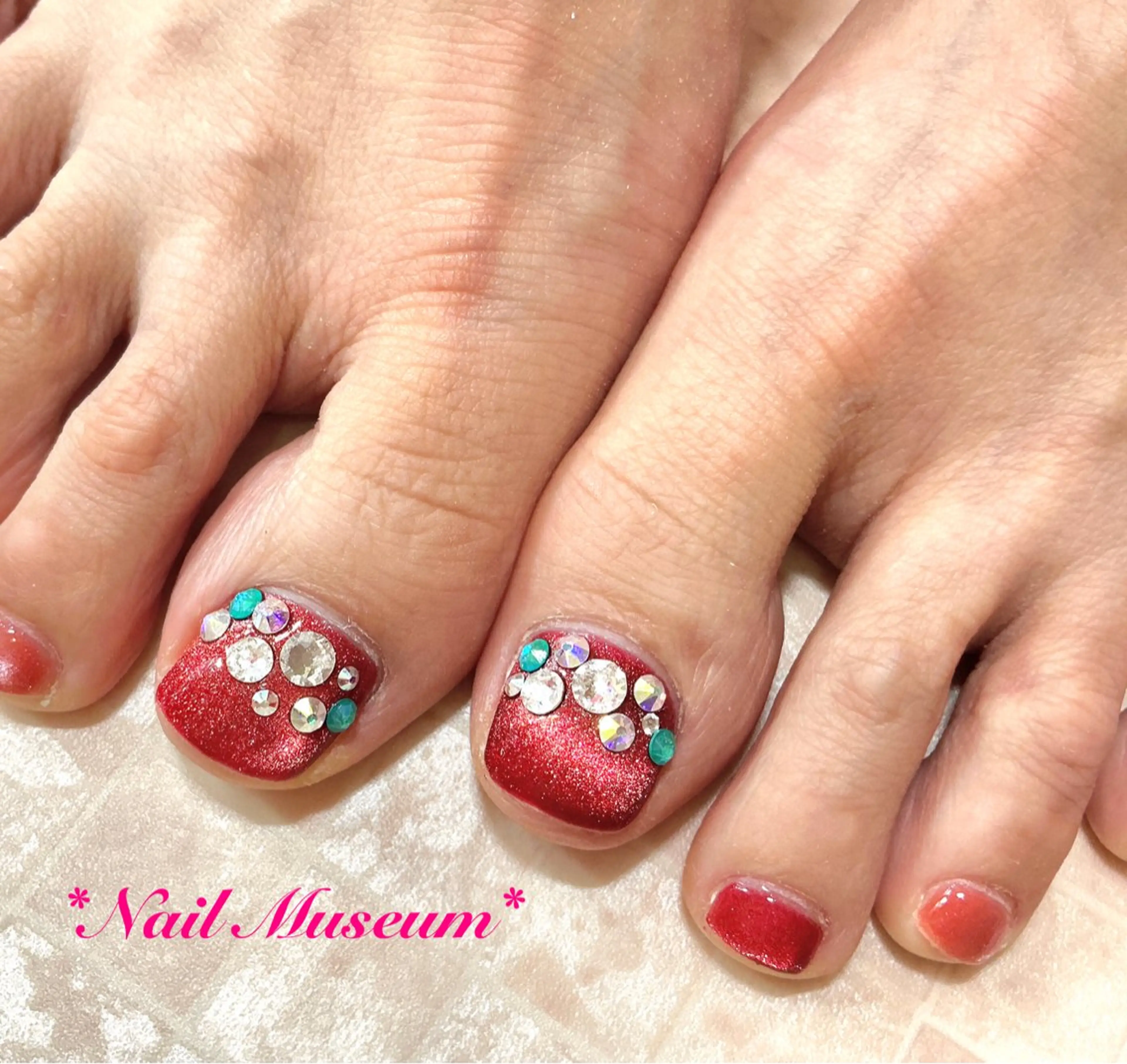 ネイル マグネットネイル フットネイル マグネットネイル💛 Hayakawaのネイルデザイン