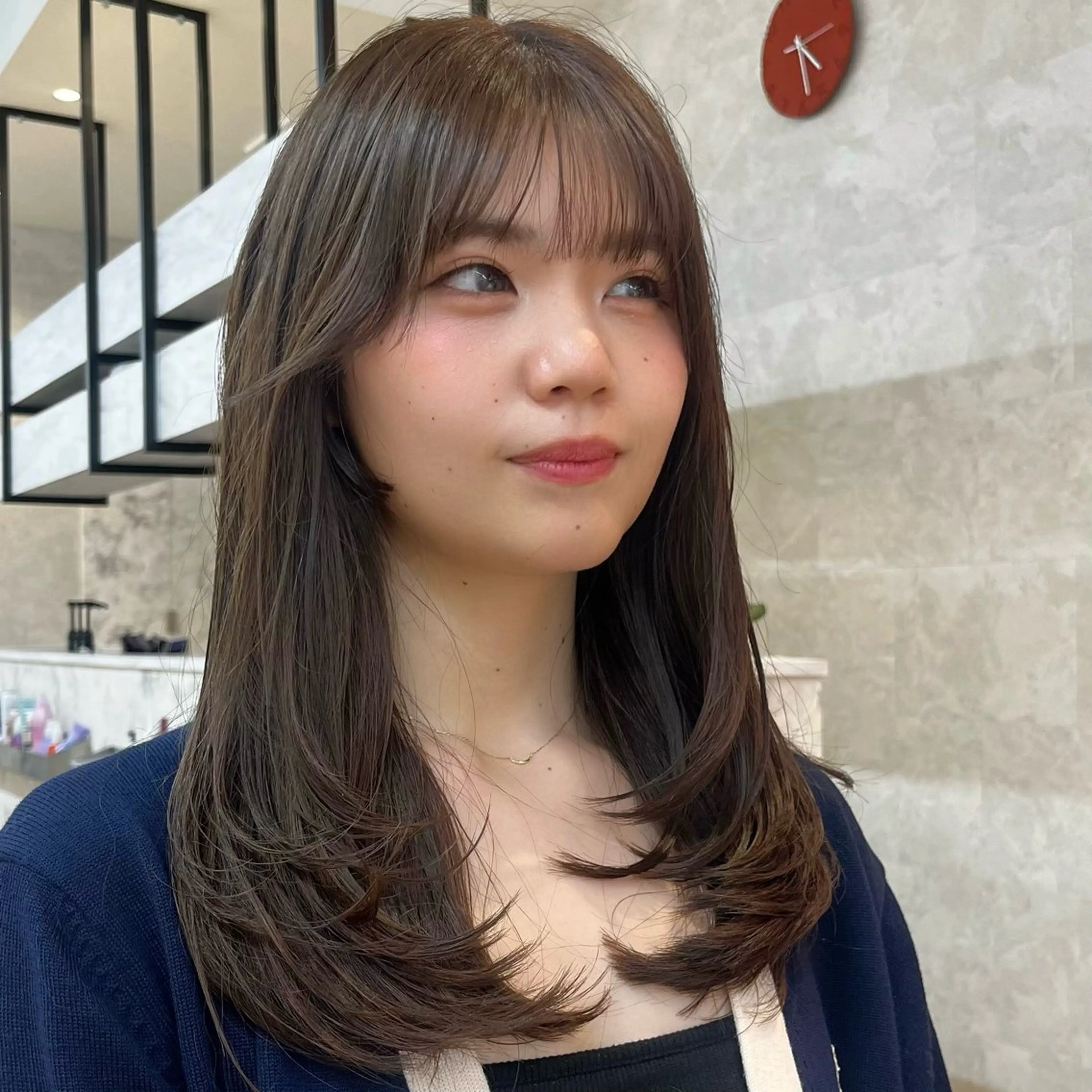 ロング カラー 柔らかい艶暖色 レイヤー🫧姫汝のヘアスタイル