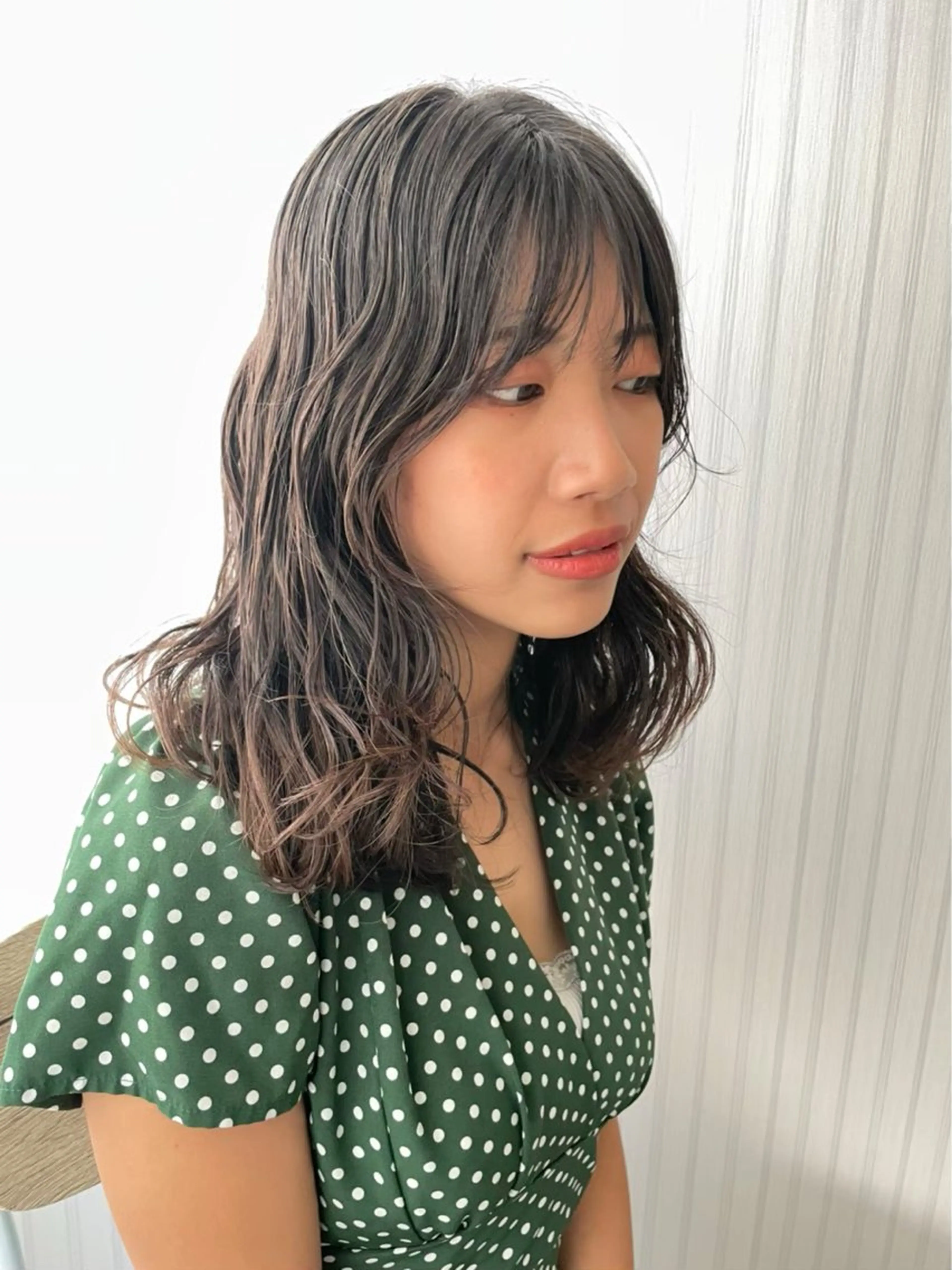 セミロング ヘアカラー ニュアンスカラー/ 🫧レミ(坊主)のヘアスタイル