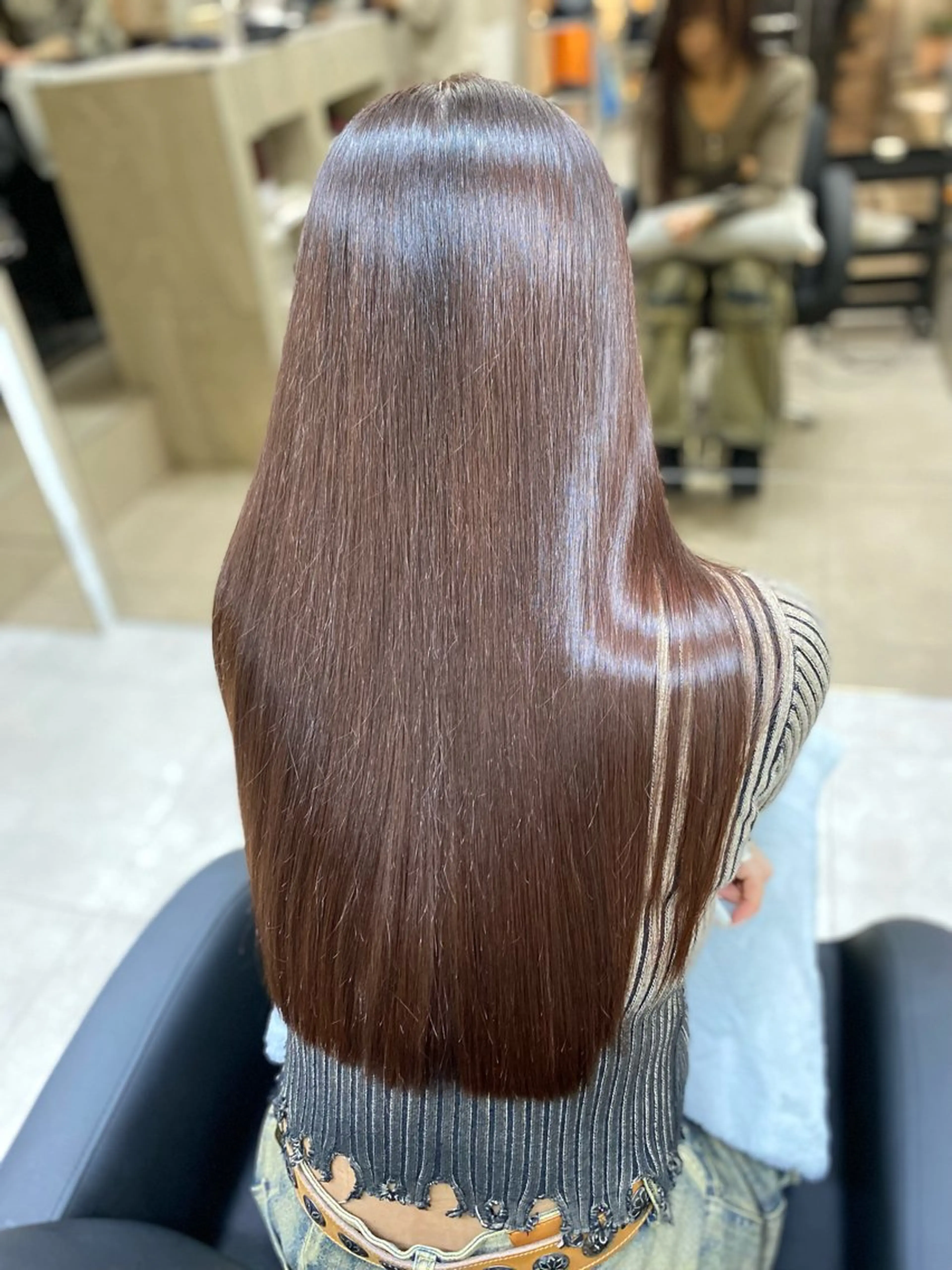 ロング カラー ヘアカラー トリートメント 「似合わせ/髪質改善 《ワタル》」のヘアスタイル