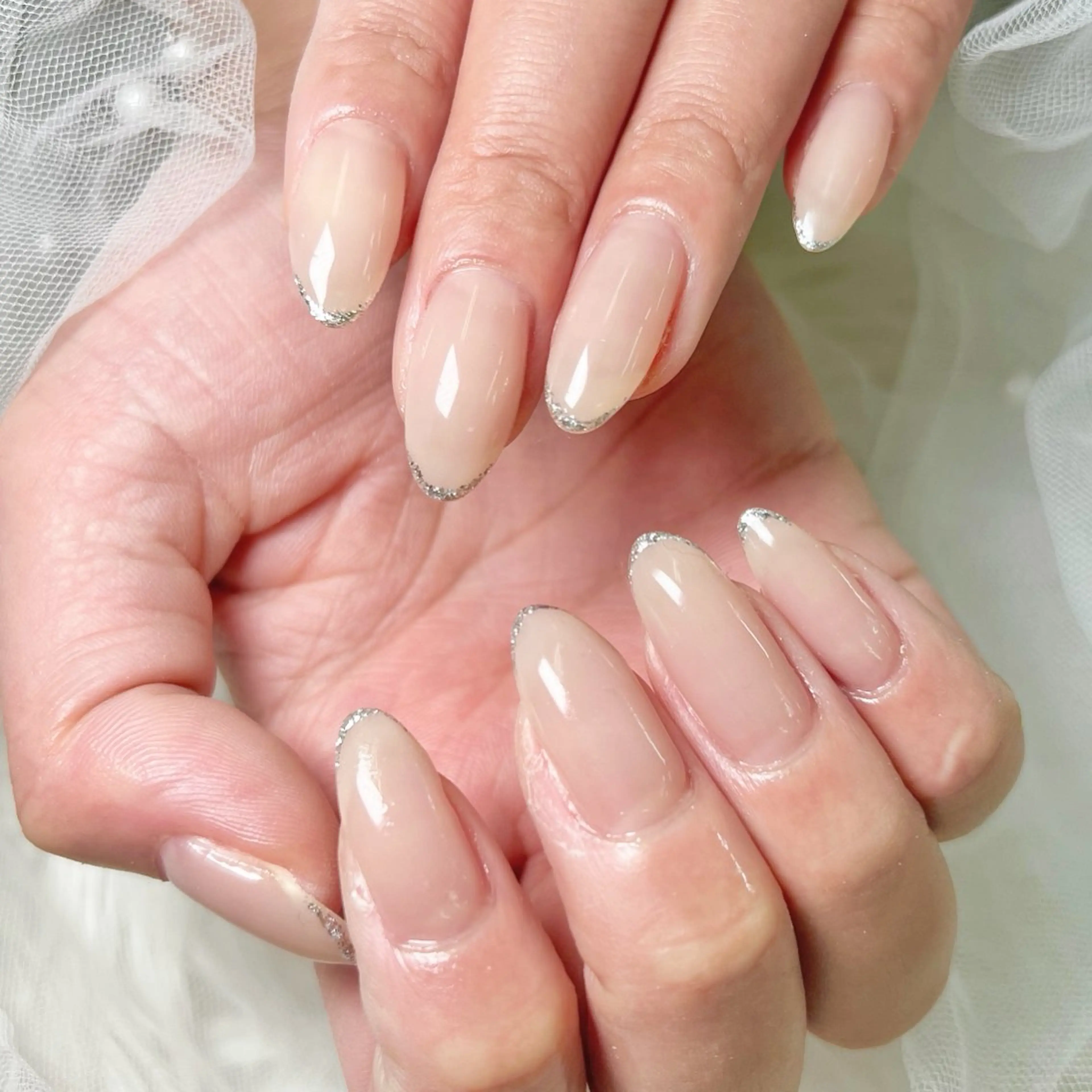 ネイル 韓国ネイル ワンホンネイル ハンドネイル alien girl所属・byul nails ビョルネイルのネイルデザイン