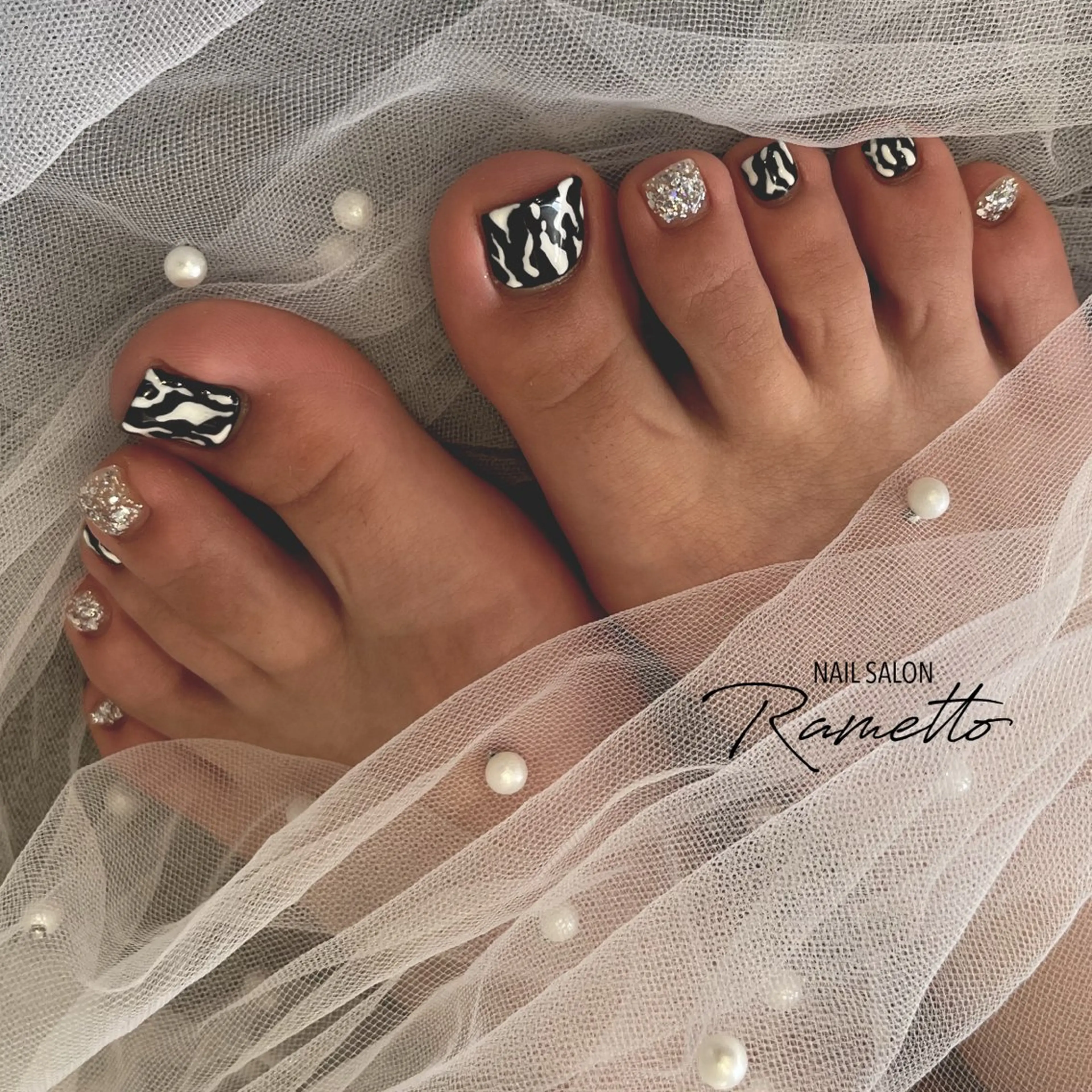 ネイル フットネイル NAILSALON Ramettoのネイルデザイン
