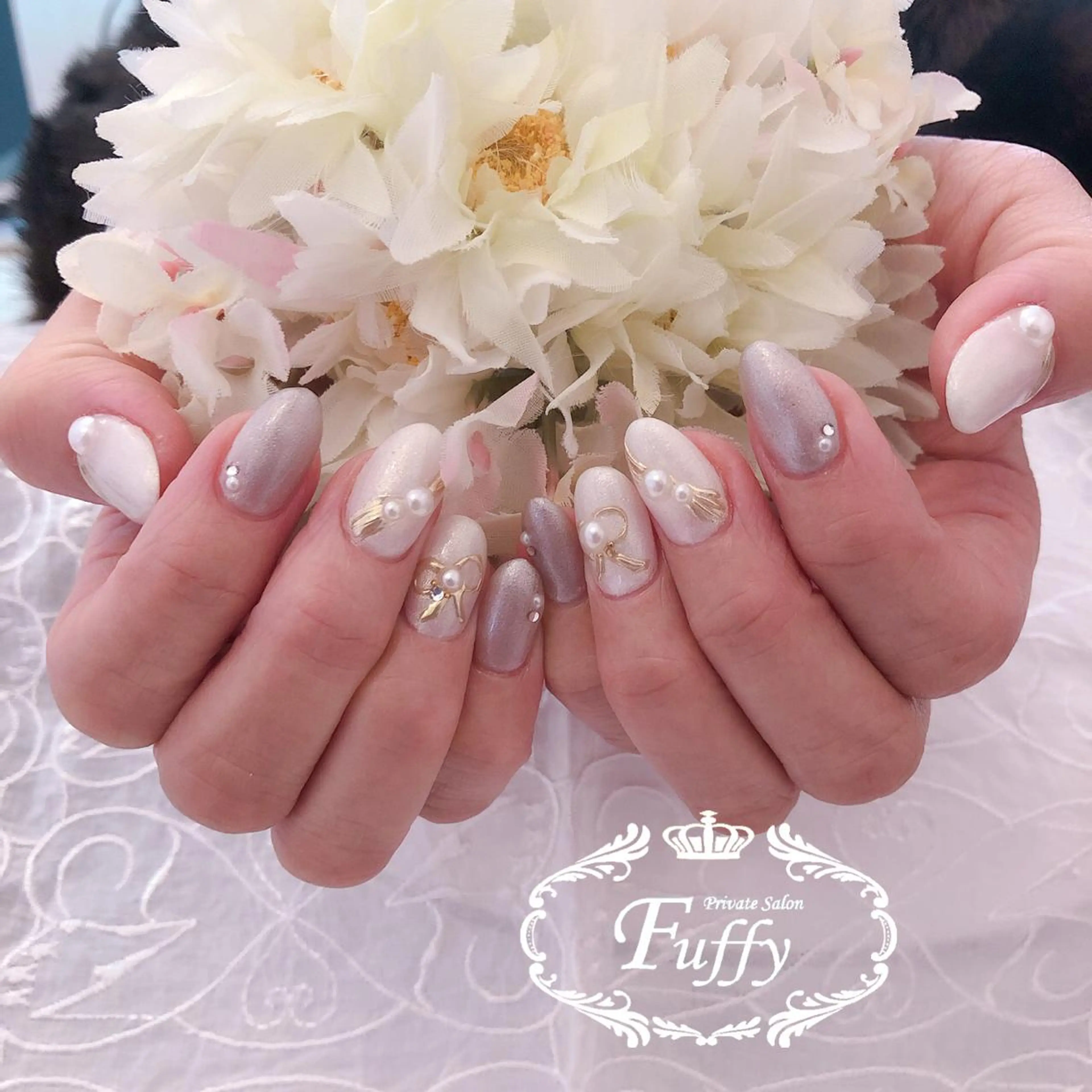 ミディアム ハンドネイル Fuffy所属・フーフィー Fuffyのネイルデザイン