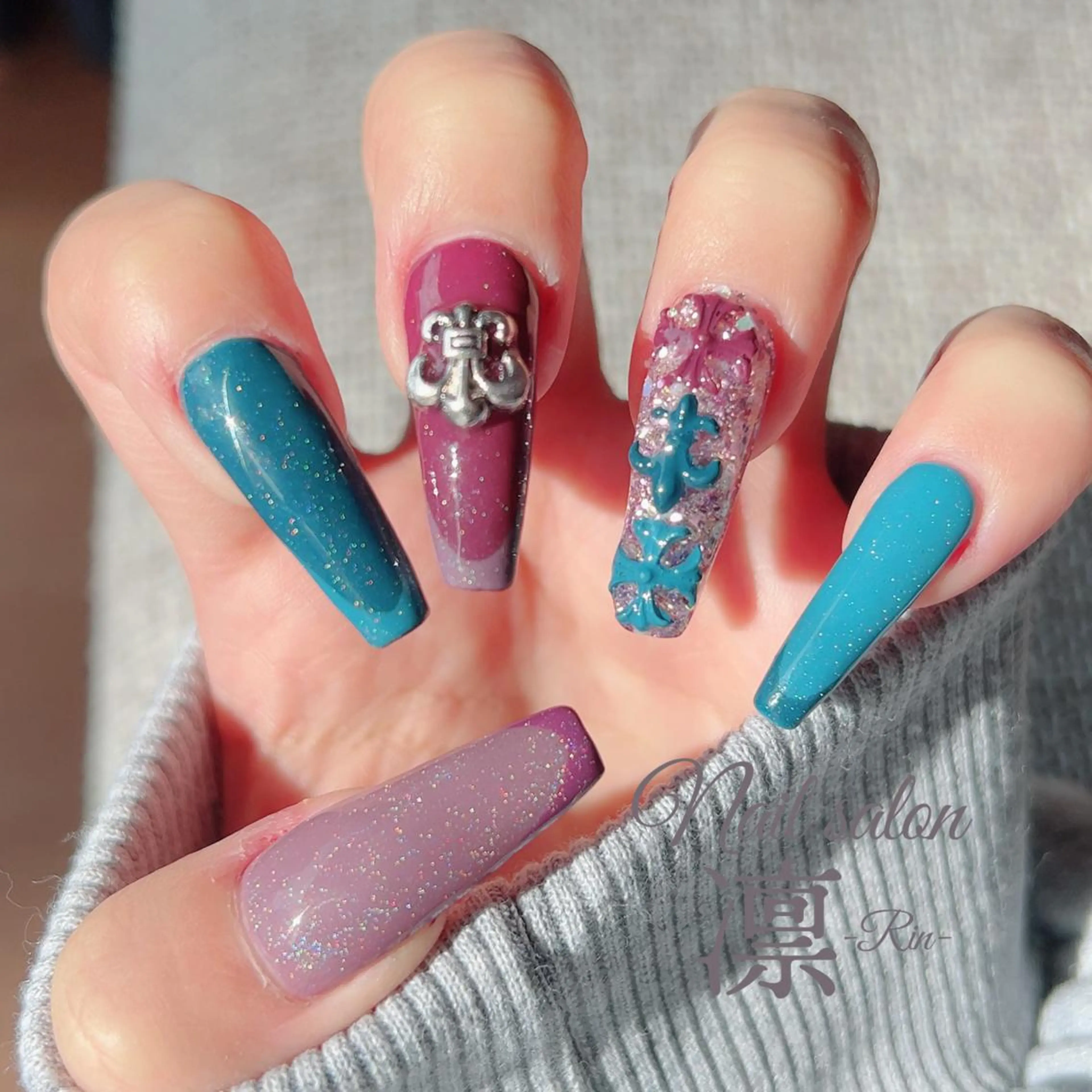 ネイル スカルプネイル private salon凛のネイルデザイン