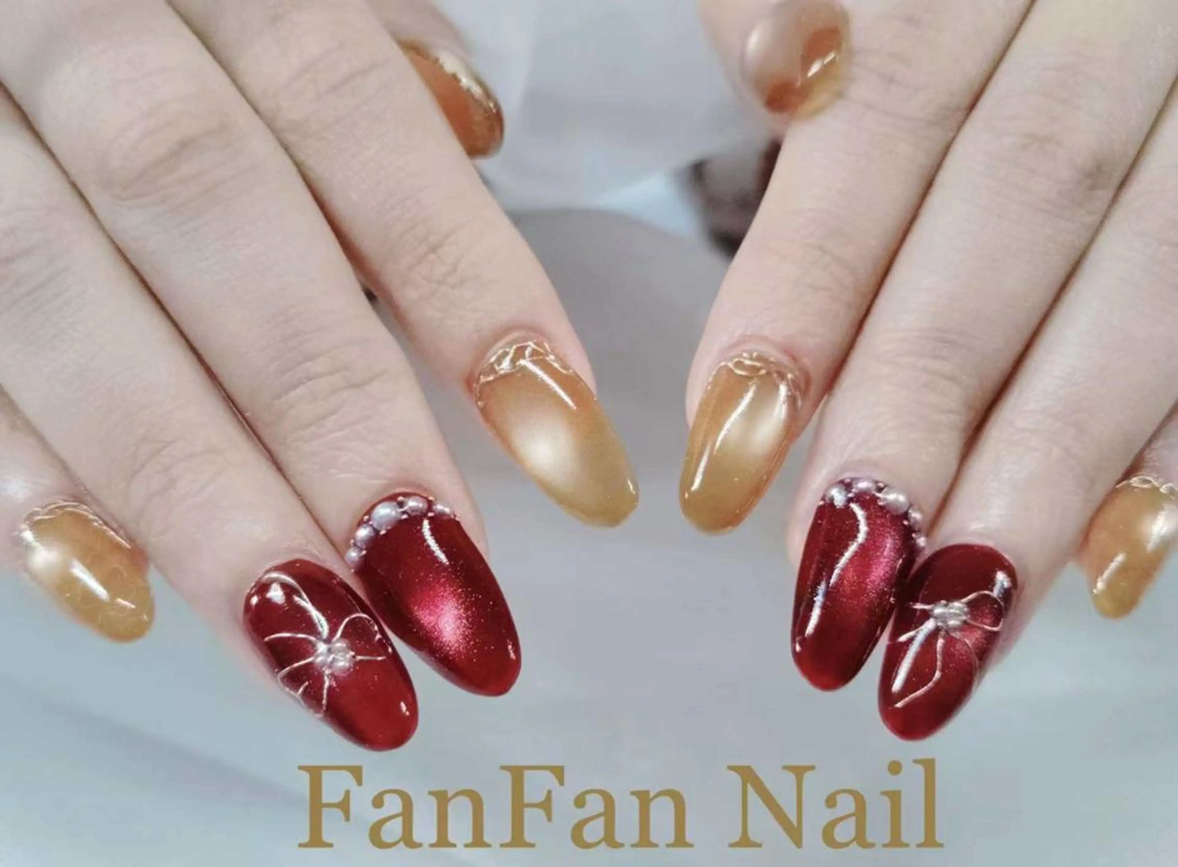 ネイル FanFan 長さ出し専門のネイルデザイン