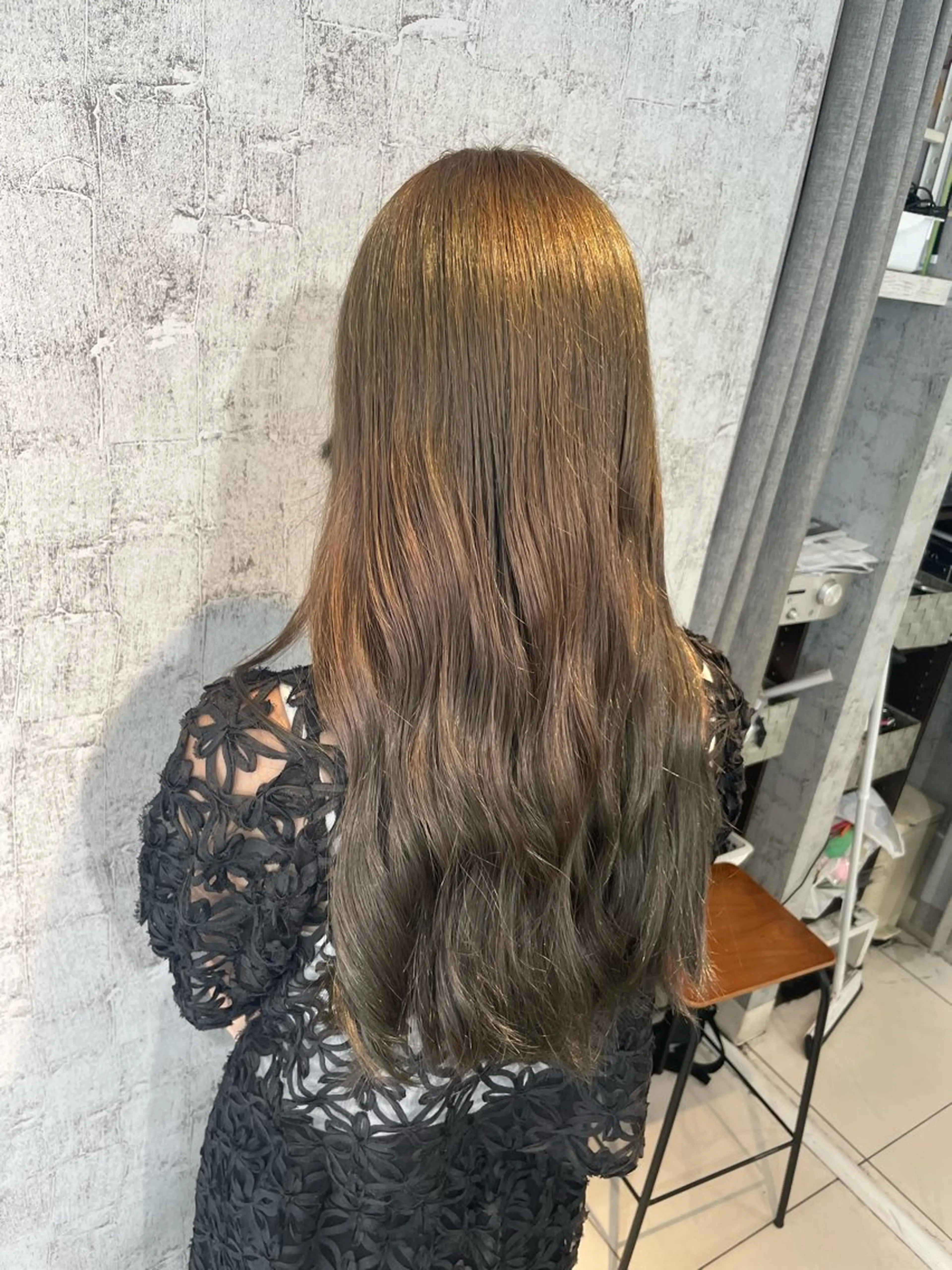 ロング カラー カット ヘアカラー トリートメント 🇰🇷失敗履歴再生 髪質改善七星🇰🇷のヘアスタイル