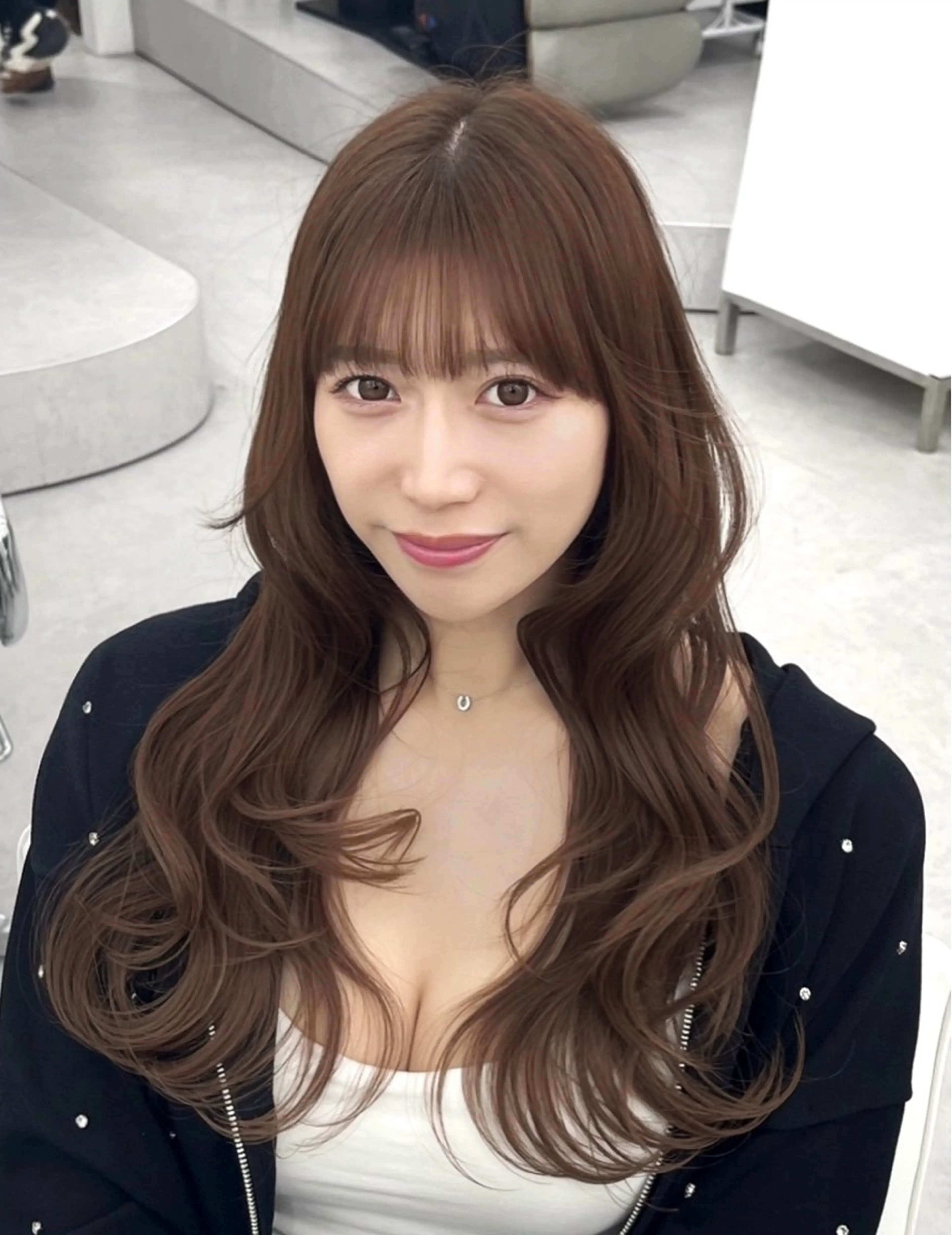 セミロング カラー パーマ ヘアアレンジ 韓国ヘア×2way 🇰🇷和知拓郎のヘアスタイル