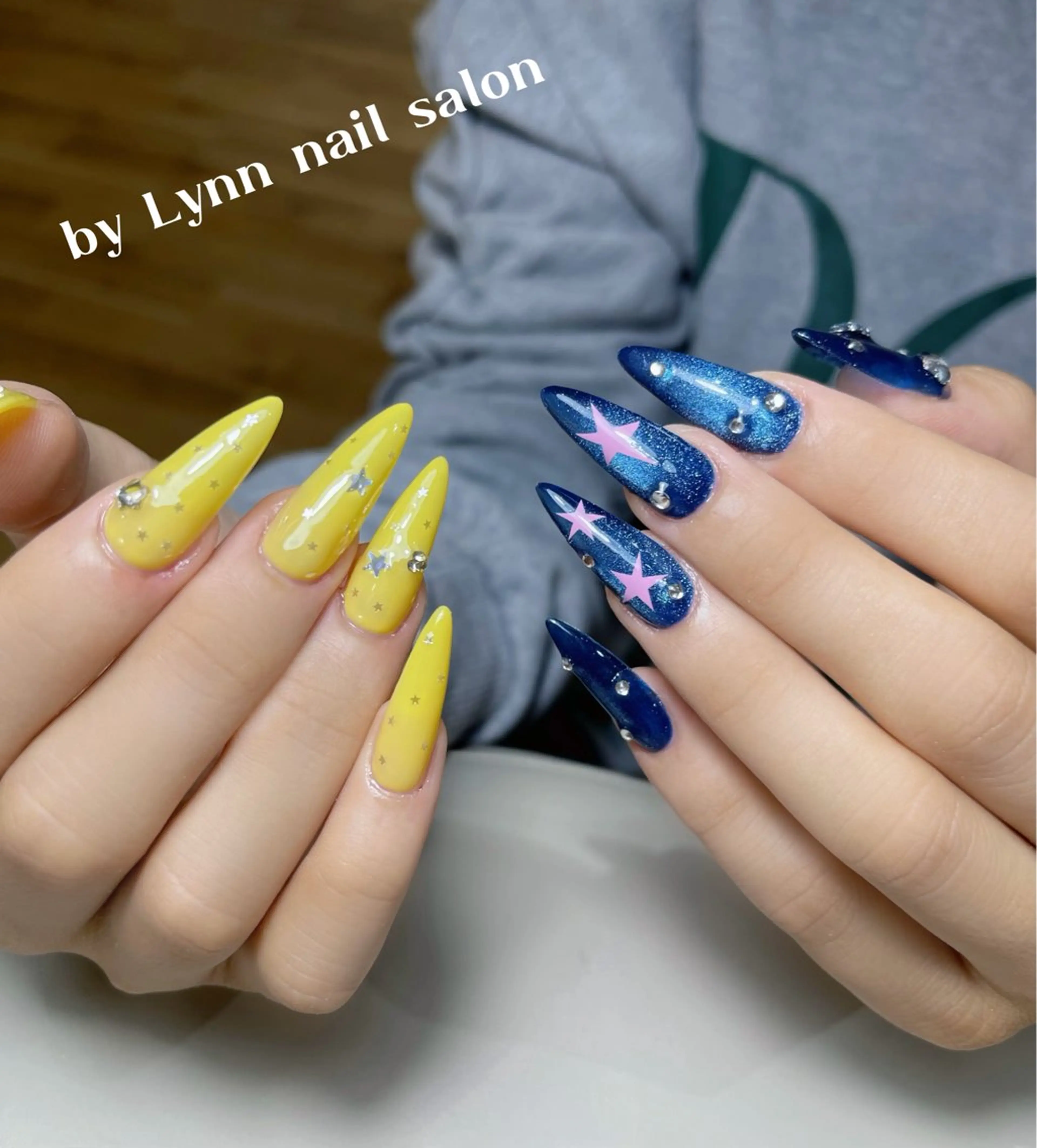 ネイル 桜ネイル フットネイル フレンチネイル グラデーション 氷ネイル・うるうるネイル ハンドネイル Lynn nail所属・Lynn nail 研修のネイルデザイン