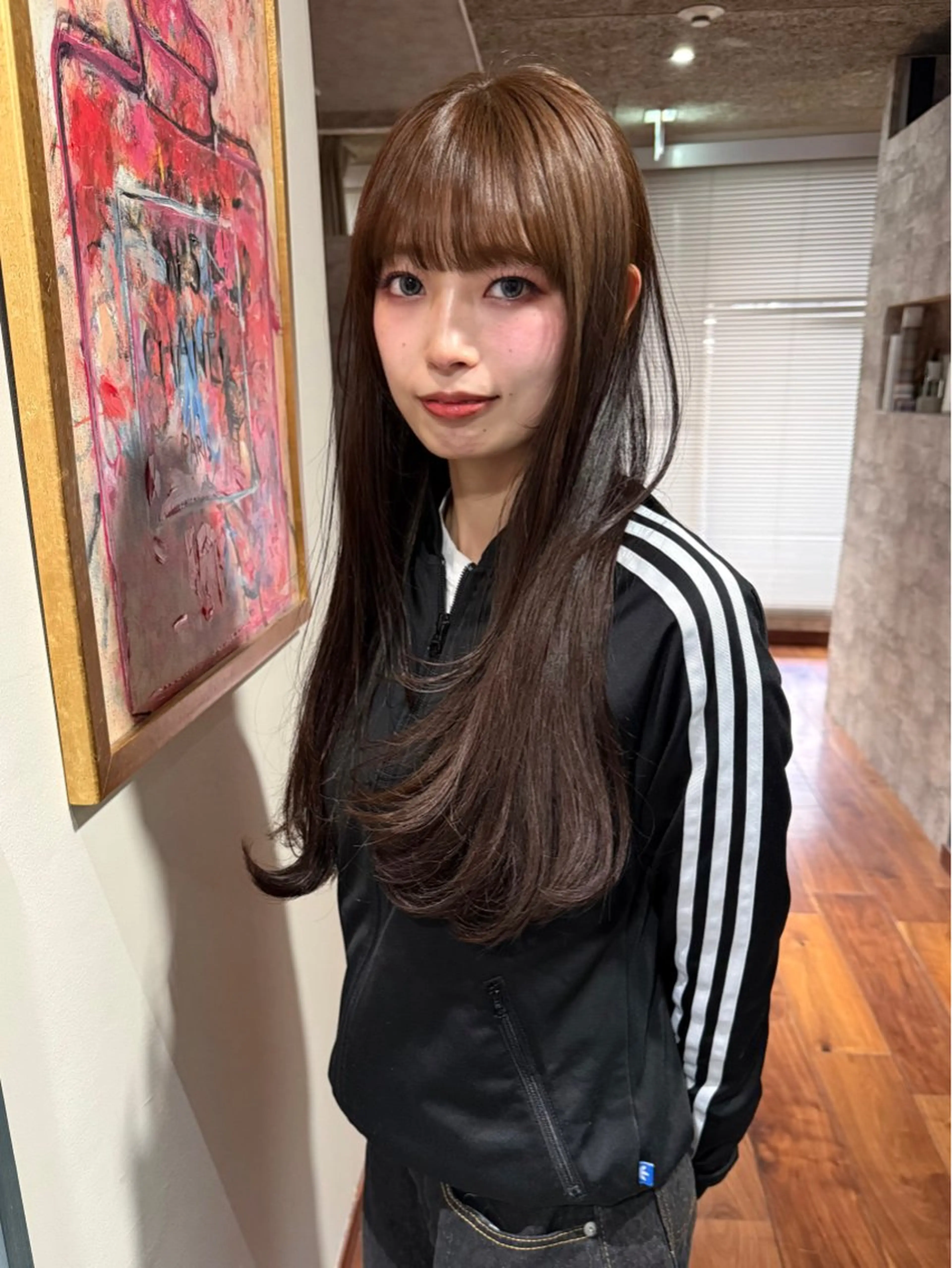 ロング カラー 似合わせカット カット ヘアカラー トリートメント mai / linoah˚✧のヘアスタイル