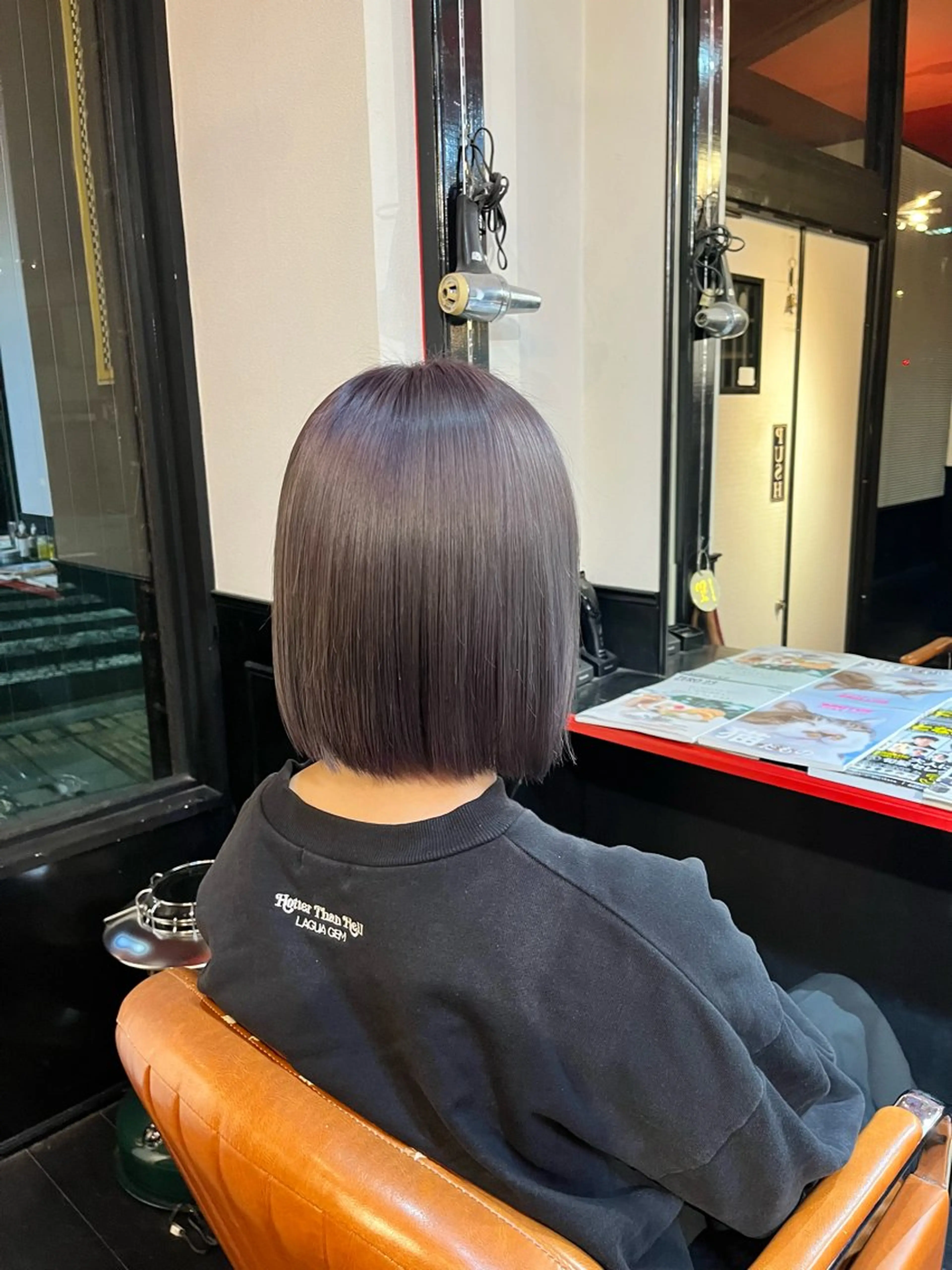 カラー ブリーチ ヘアカラー スズキ リコのヘアスタイル