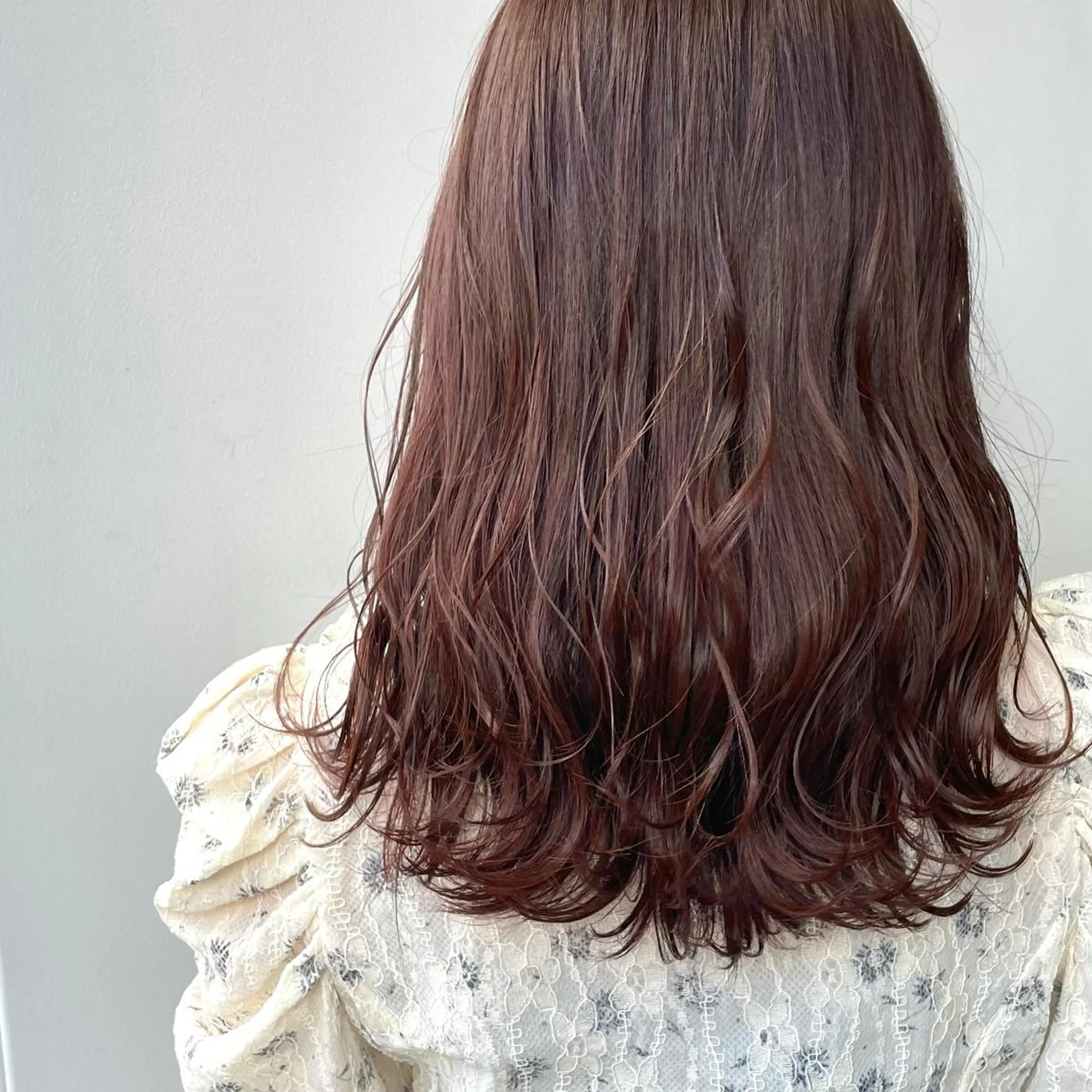 ミディアム カラー カット パーマ ヘッドスパ モデルさん募集中IT byALBUM八王子のヘアスタイル