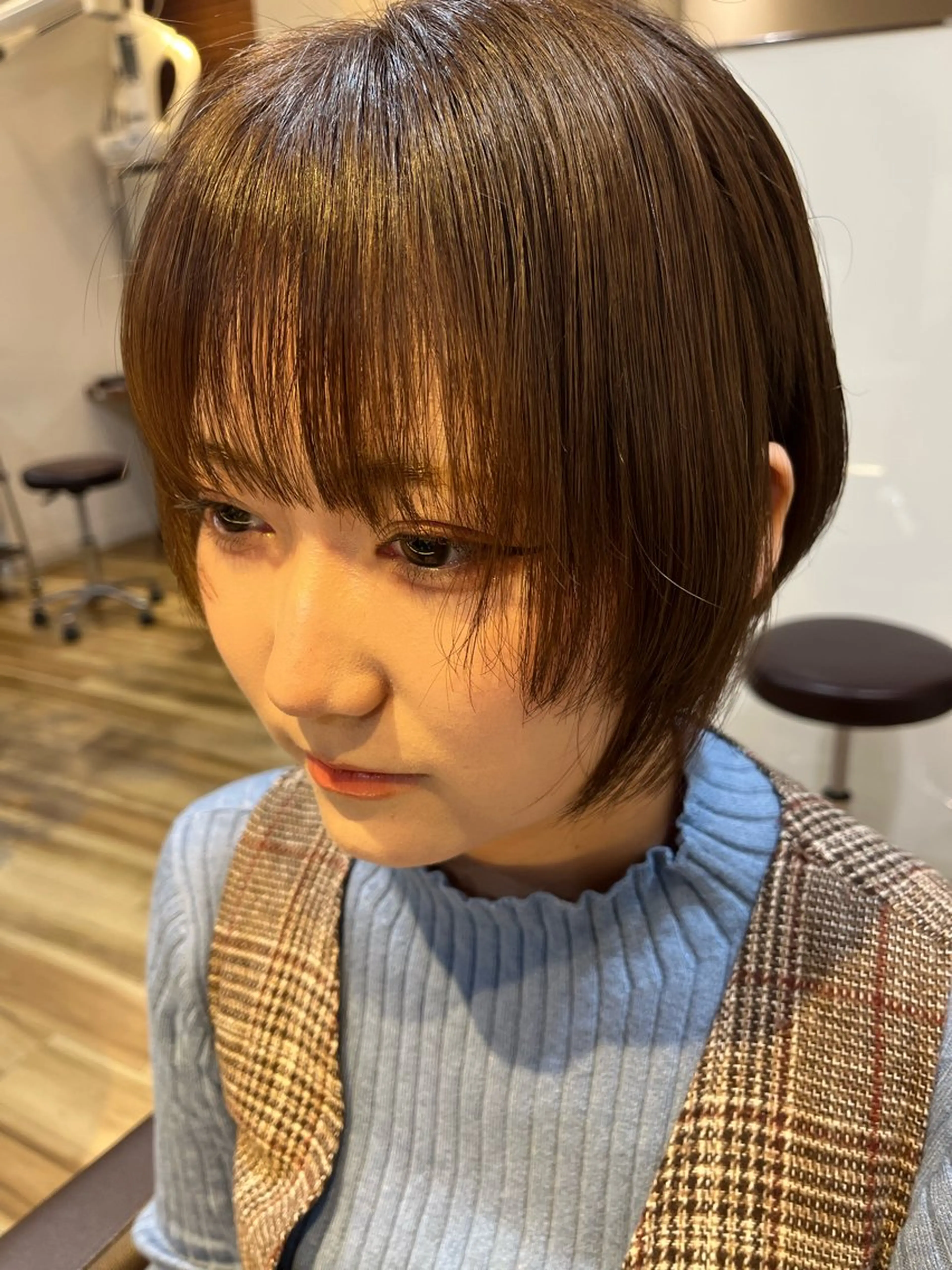 ショート カラー すばる/縮毛矯正 /似合わせカラーのヘアスタイル