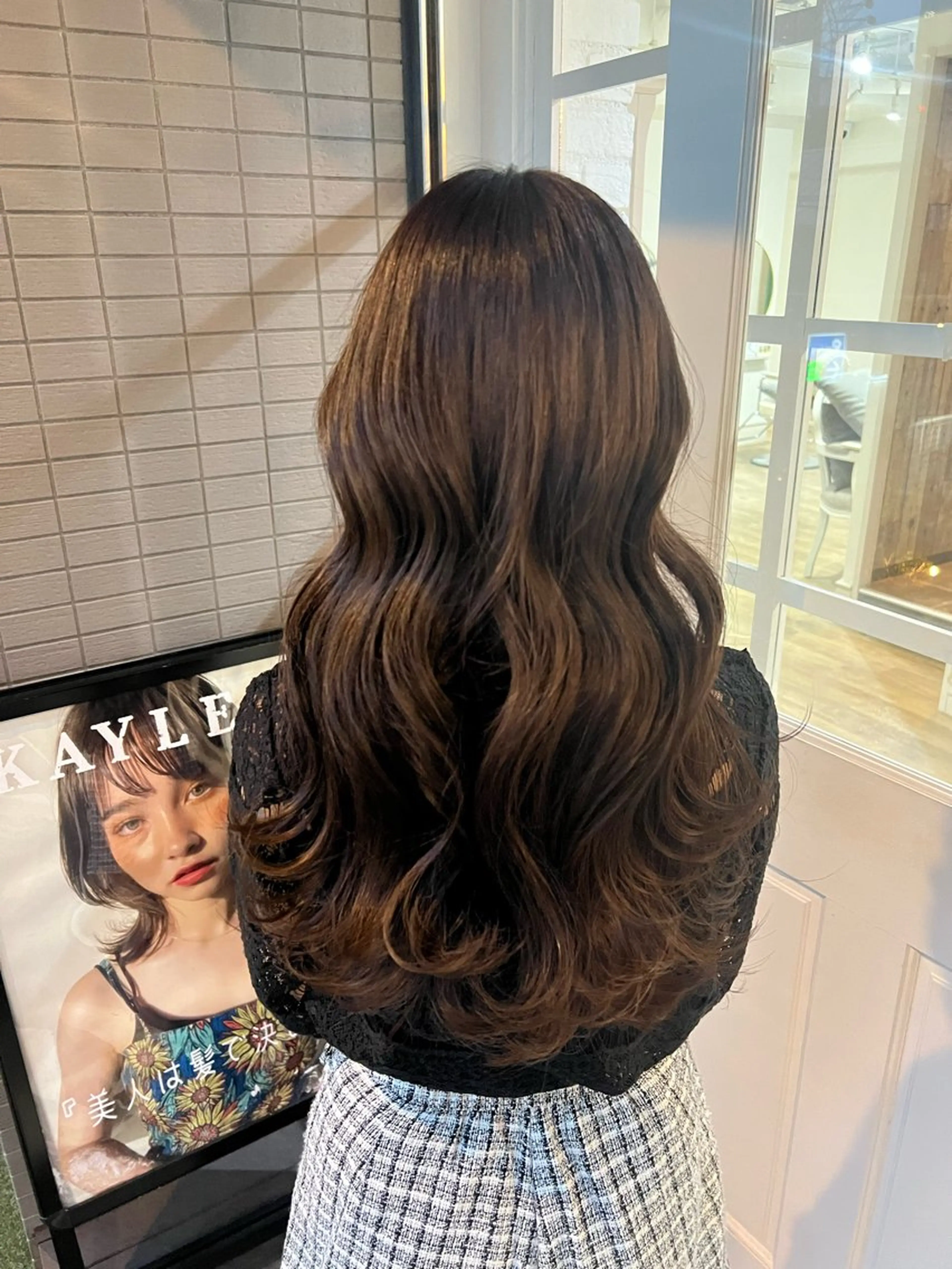 ロング カラー ブラウンカラー 髙橋 秀果のヘアスタイル