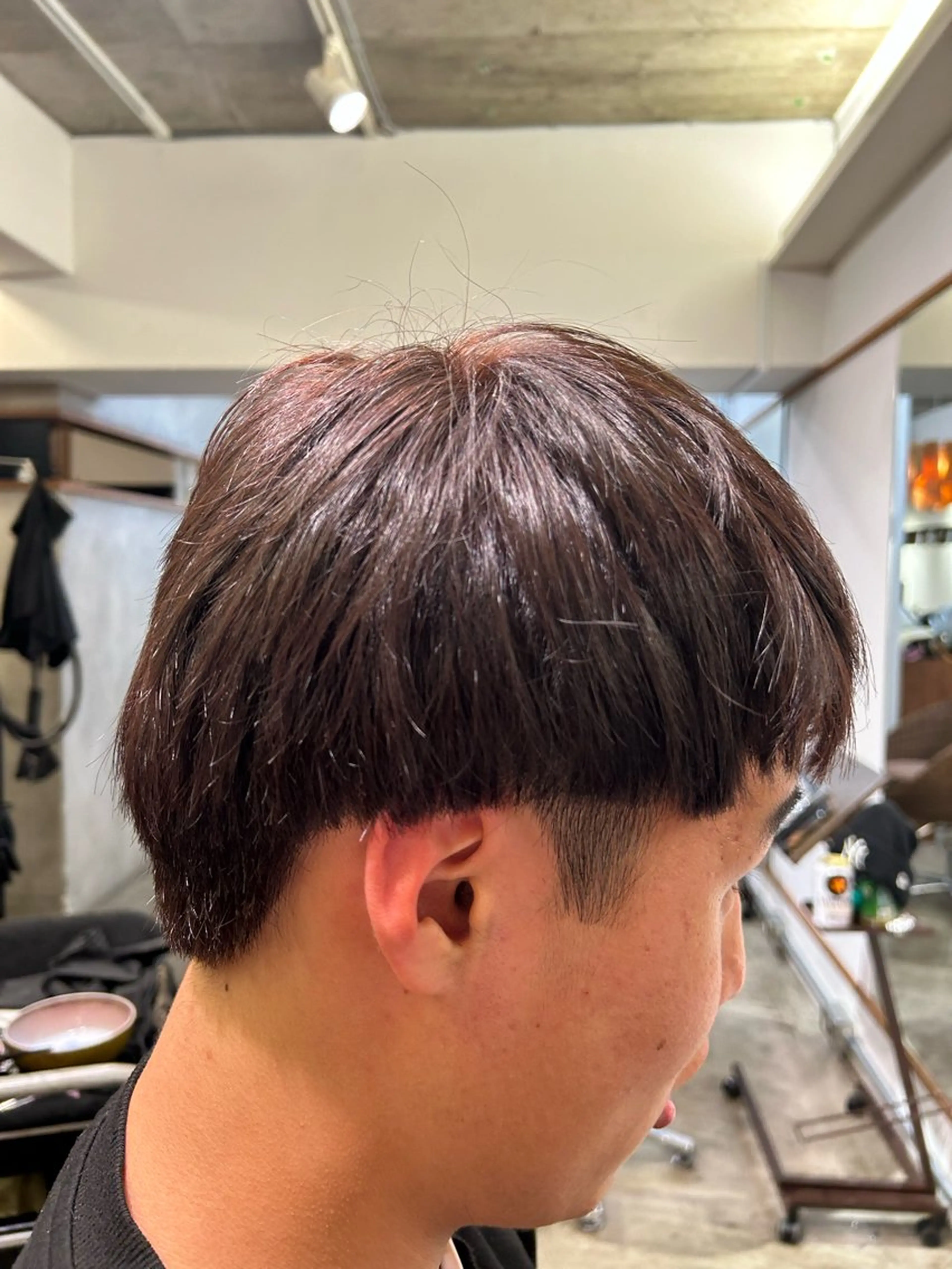 ショート ヘアカラー 田辺 優志のヘアスタイル