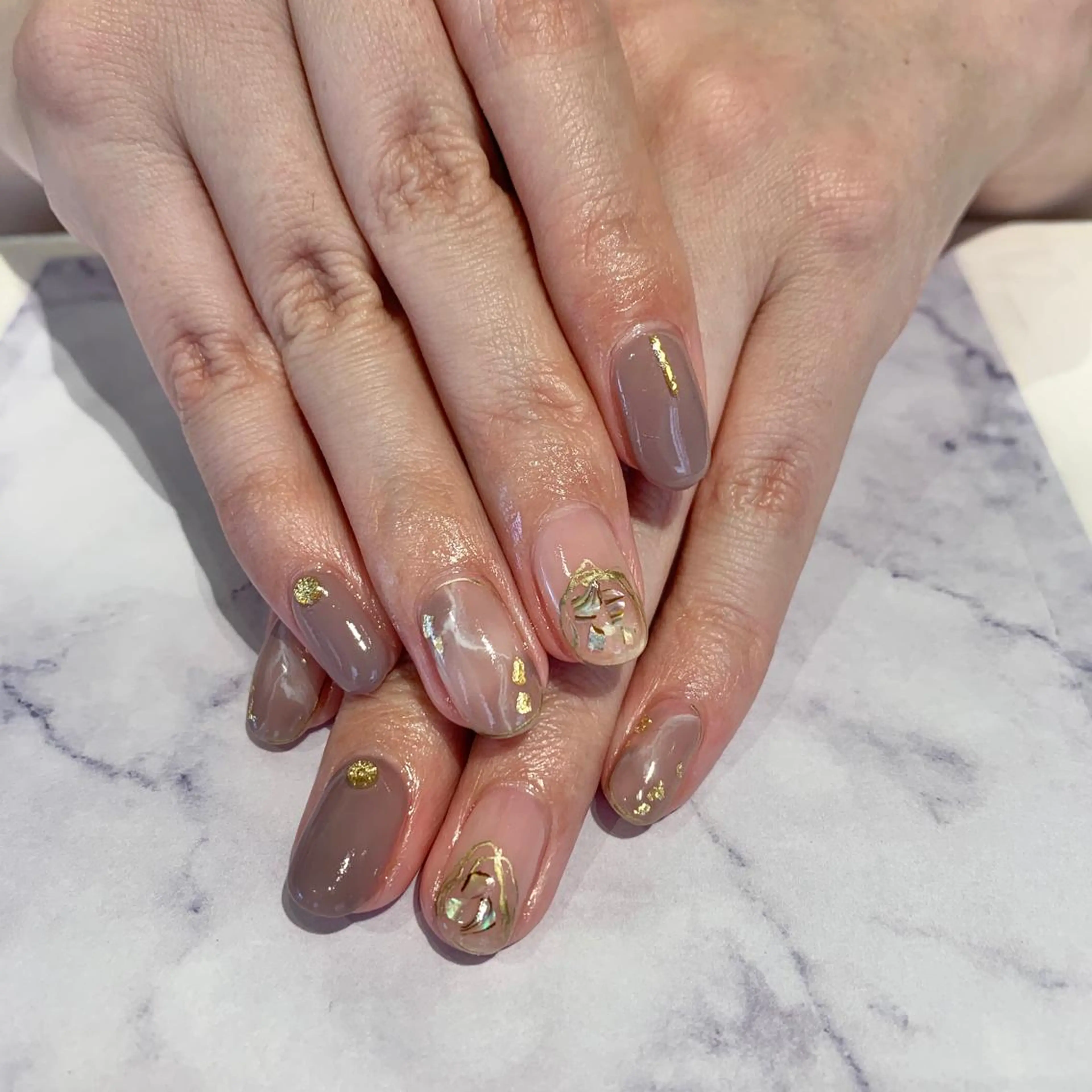 ネイル 渡邊 束紗のネイルデザイン