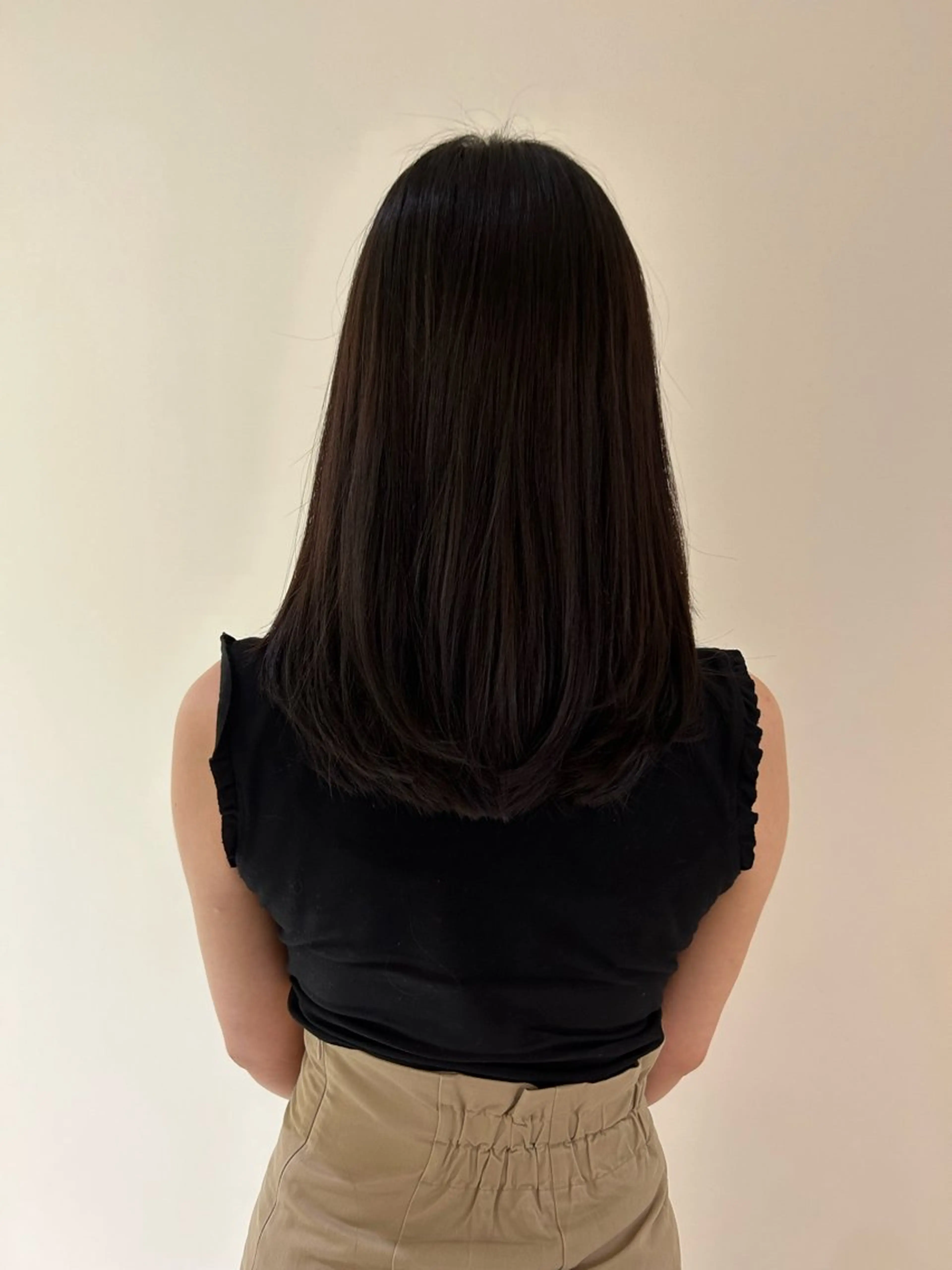 ミディアム 田中 樹奈のヘアスタイル