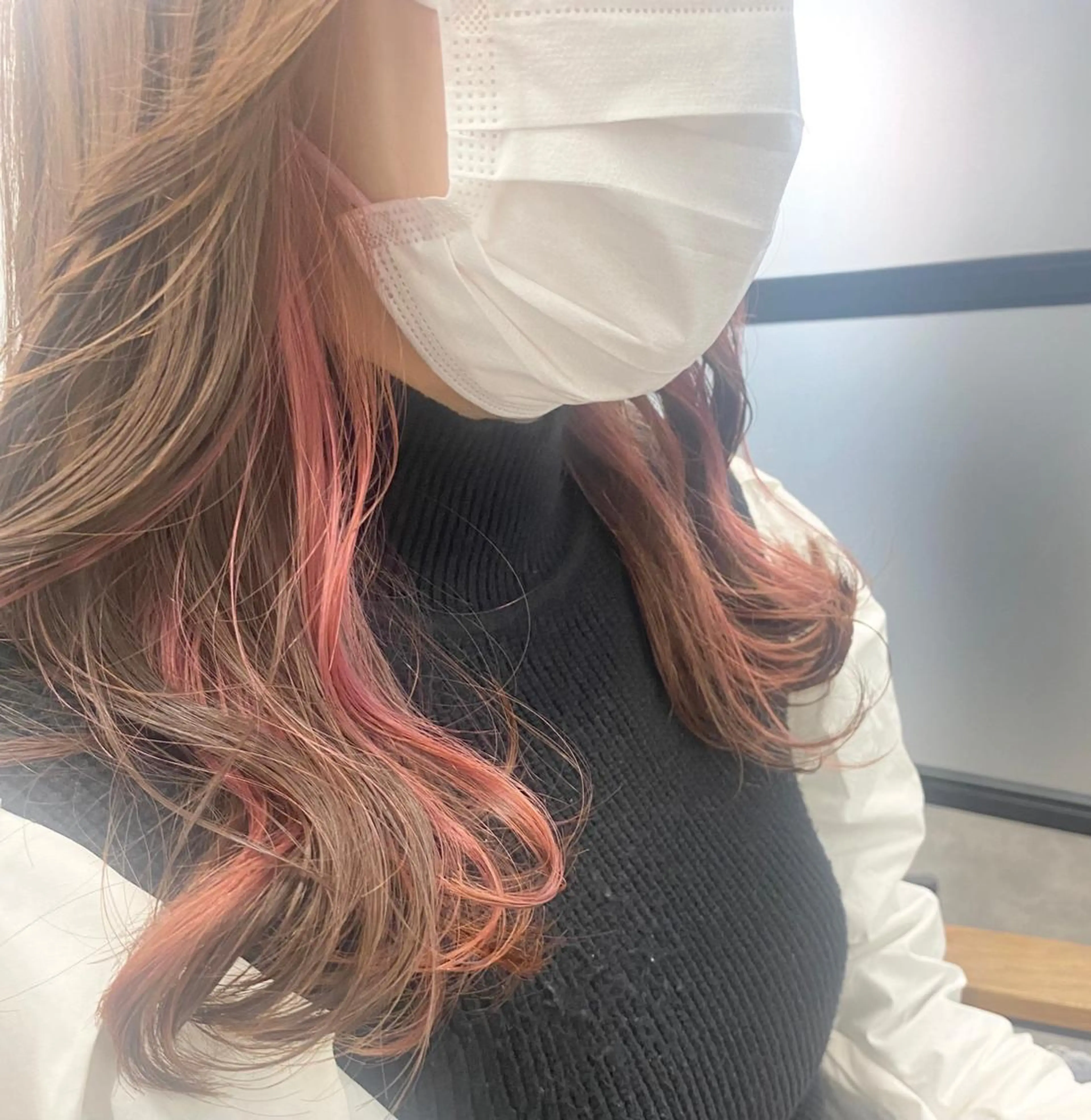 セミロング カラー バレイヤージュ ブリーチ ケアブリーチ ダブルカラー イヤリングカラー カット ヘアカラー N° aria 三軒茶屋のその他イメージ