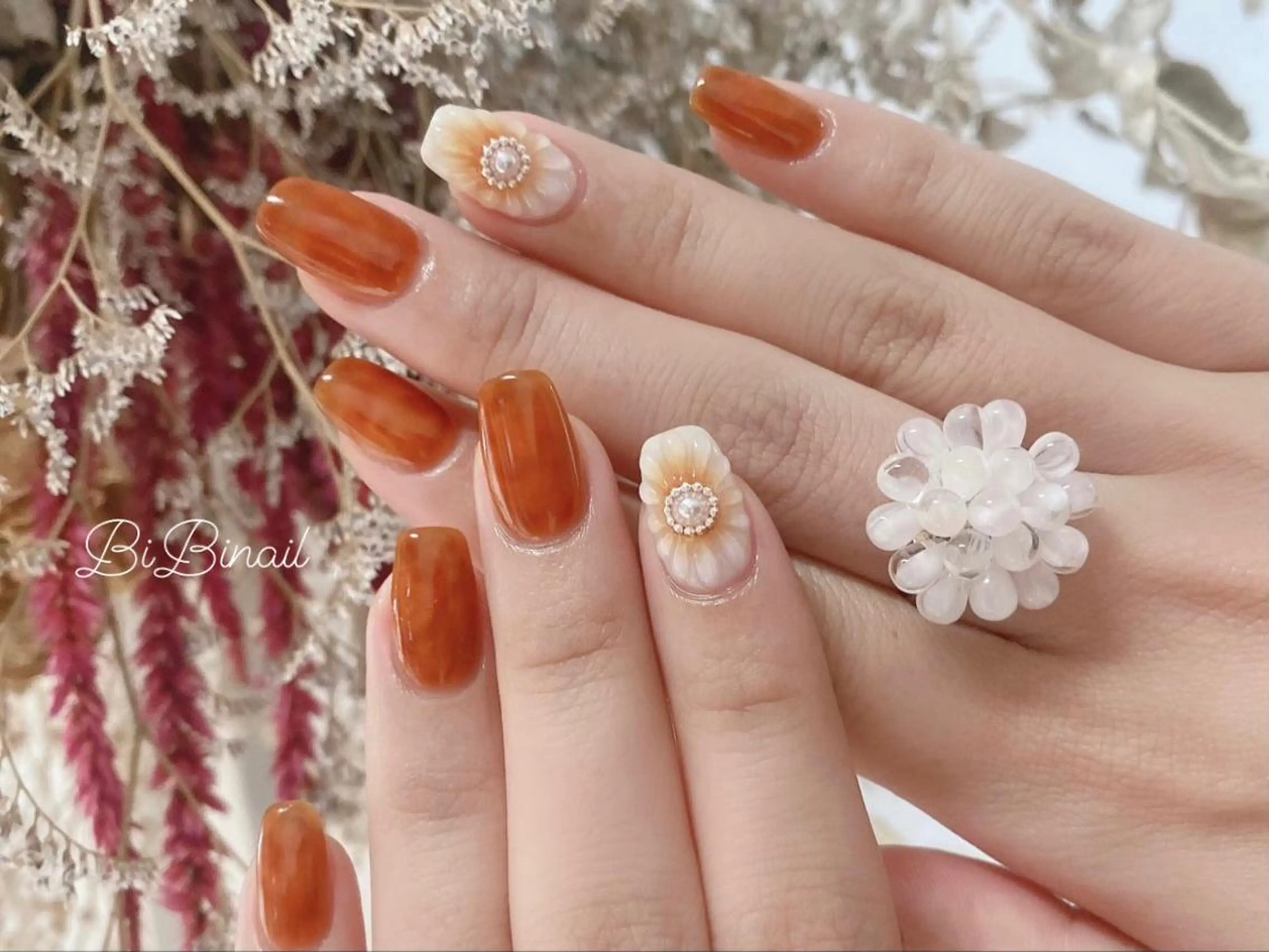 ネイル ハンドネイル purple hair design所属・Sumi Tomoのネイルデザイン