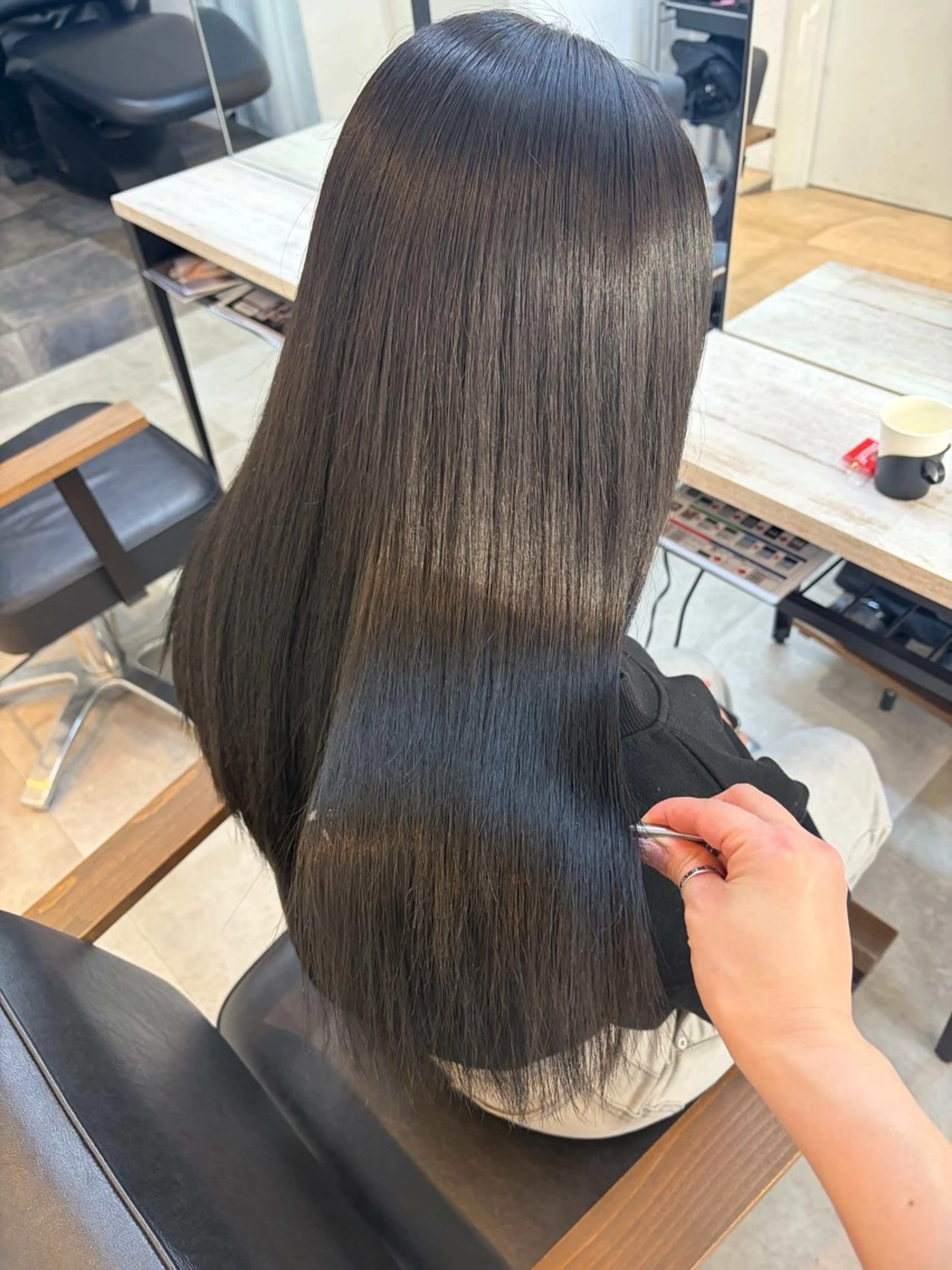 ロング カラー 🥀韓国ヘア🥀 宮津真菜のヘアスタイル