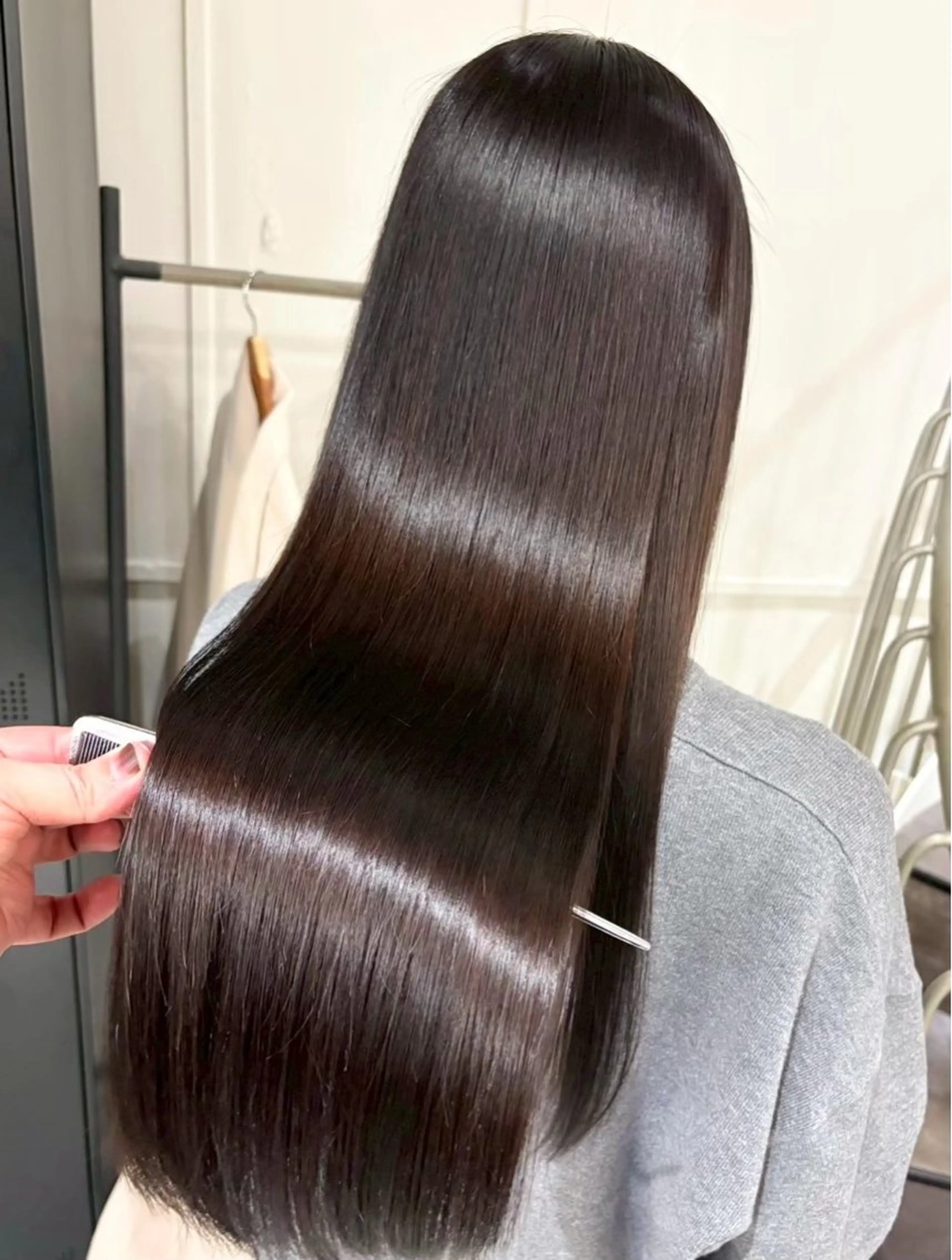 ✨💎カット+イルミナカラーofエドルカラー+【極上手触りツヤ感】アフィアコネクトTR(1か月持続ホームケア付き💎✨の写真