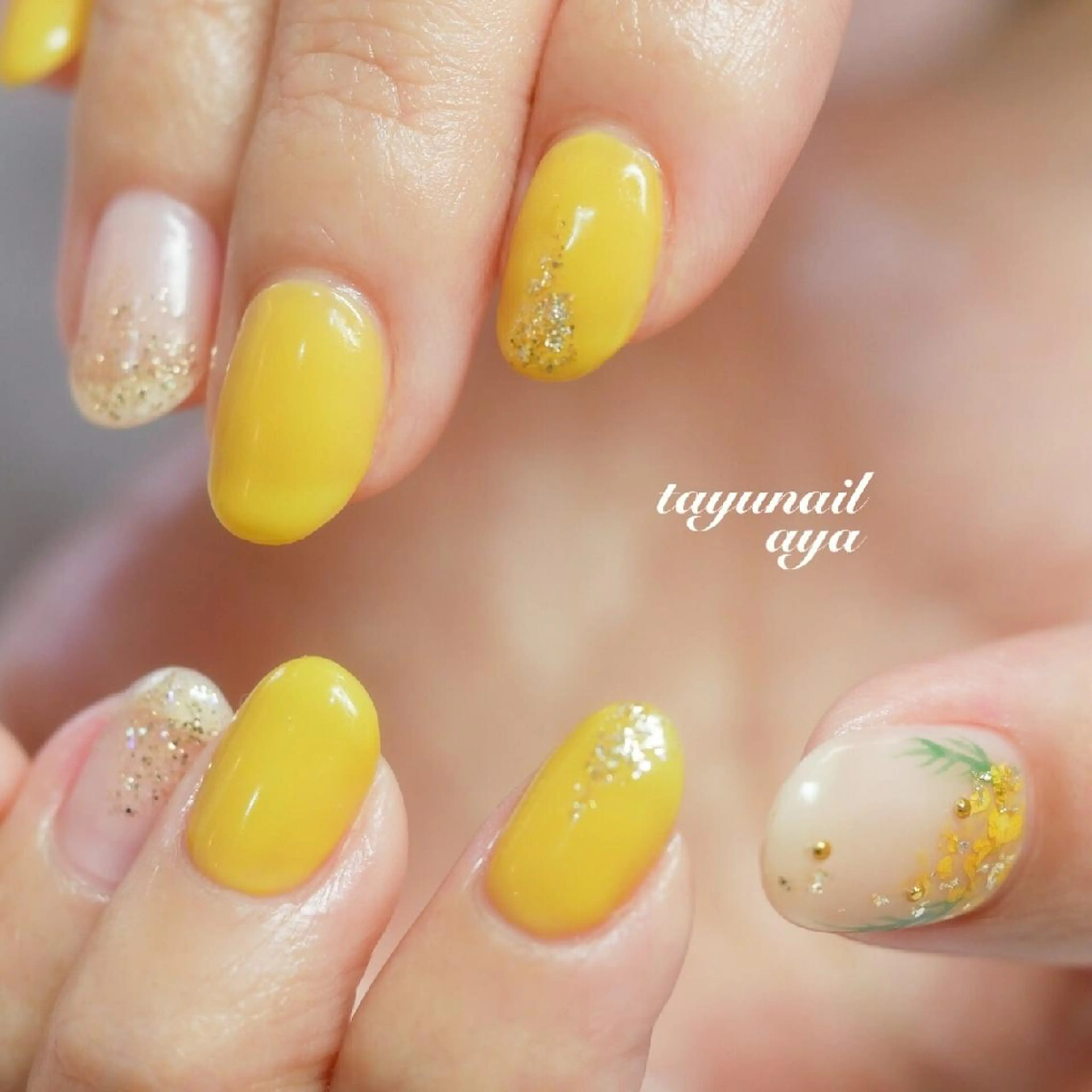 ネイル ブルー ジェルネイル パラジェル 冬ネイル ネイルサロン 【たゆnail】のネイルデザイン