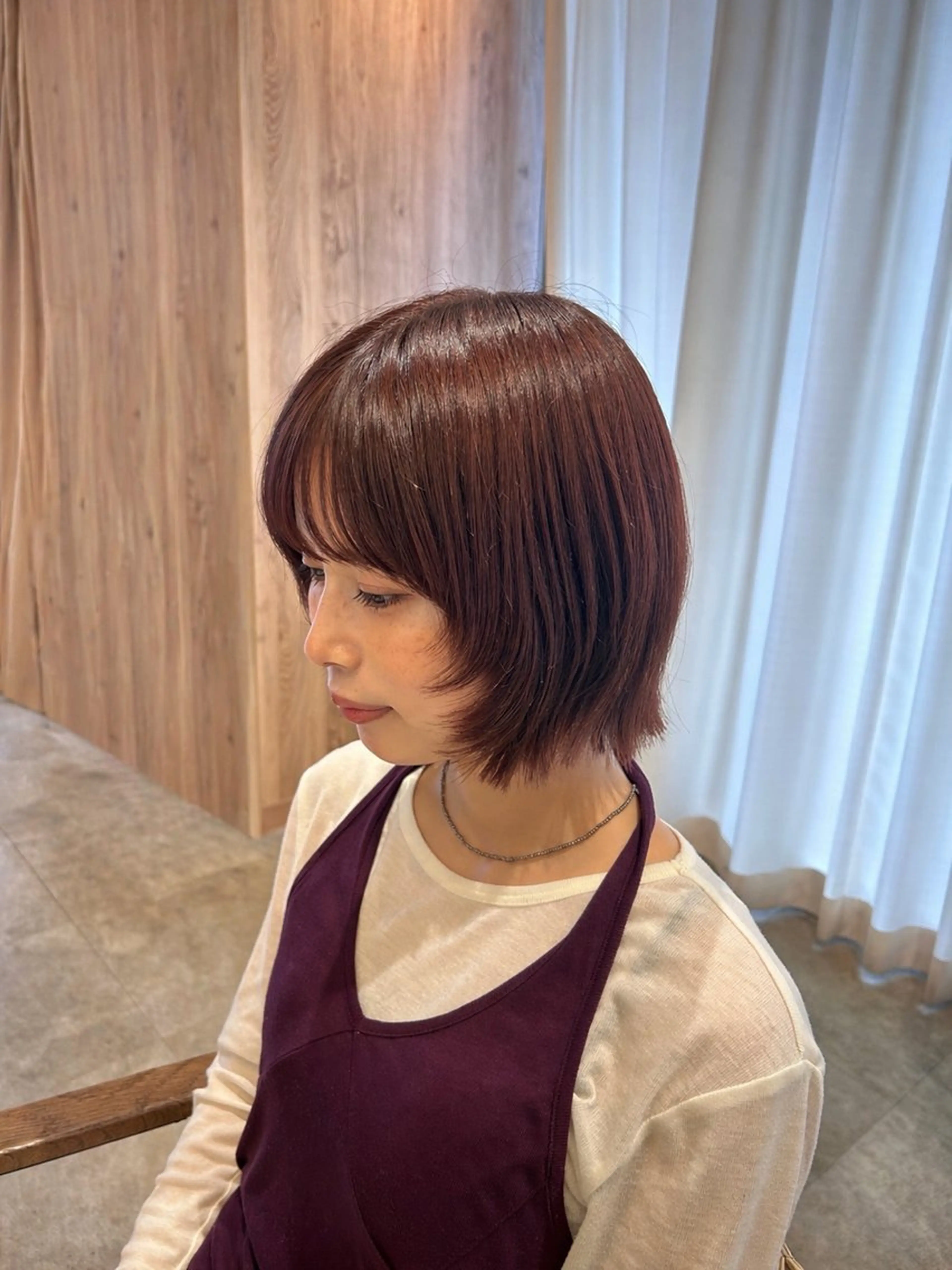 ミディアム カラー ブラウンカラー オレンジ オレンジブラウン ✨カットモデル募集中 ✨/ mayaのヘアスタイル