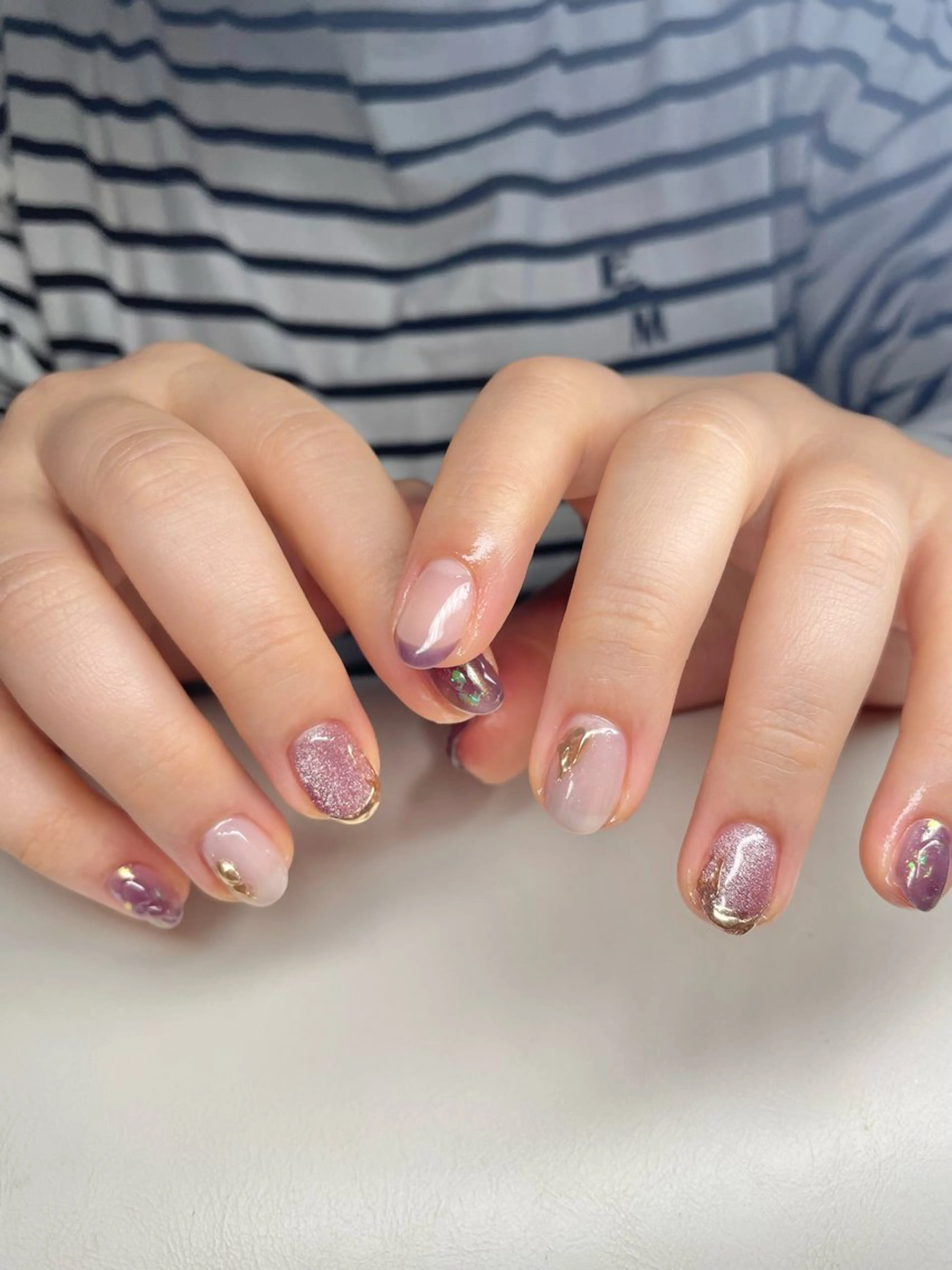 ネイル 持ち込み ハンドネイル Rena-ju キャサディのネイルデザイン