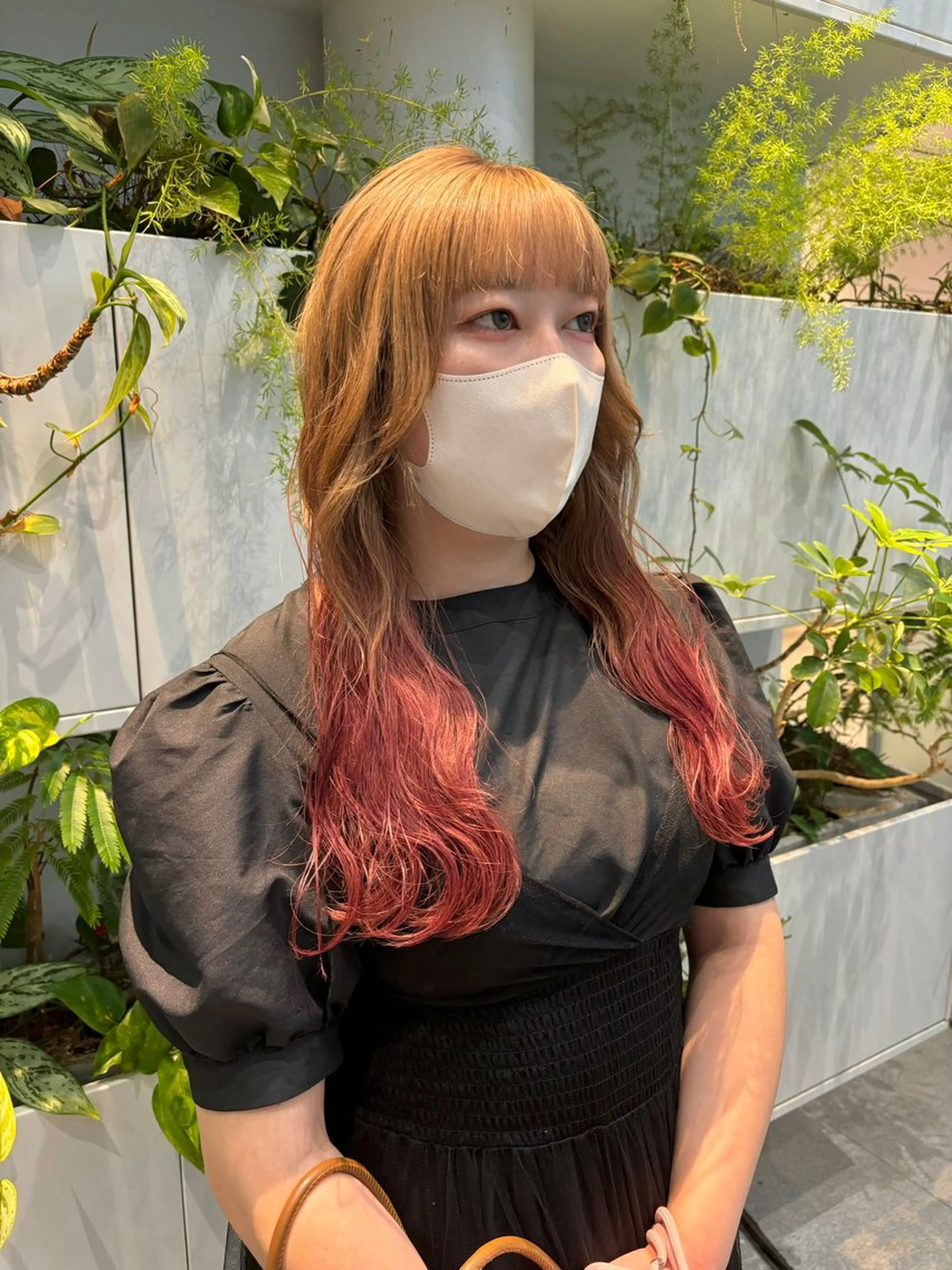 ロング カラー ベージュカラー ミルクティーベージュ ピンクカラー くさかみさき🌼暖色 /耳つぼ/オタク🌼のヘアスタイル