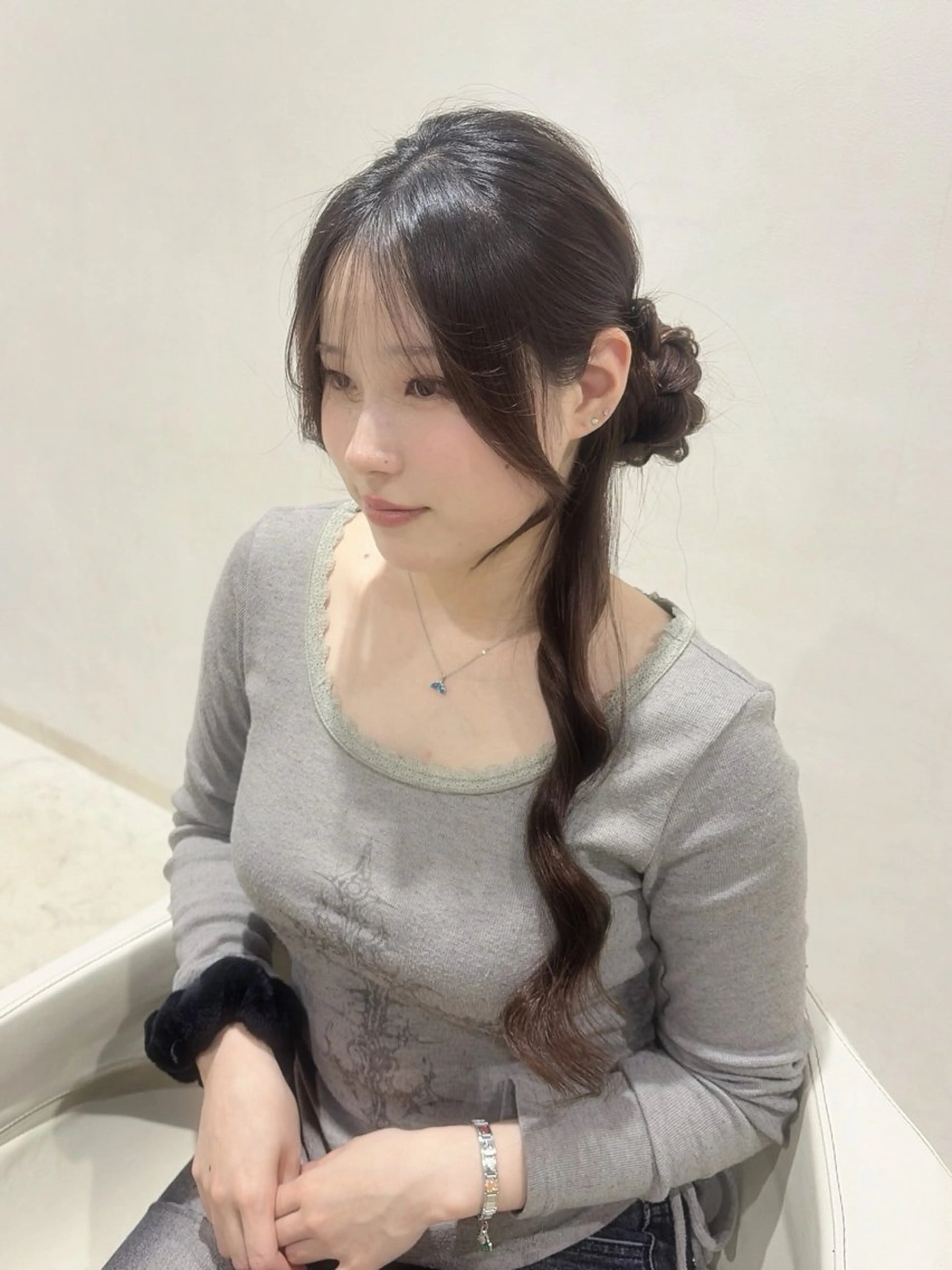 ロング ヘアアレンジ ヘアセット 木村 しずかのヘアスタイル
