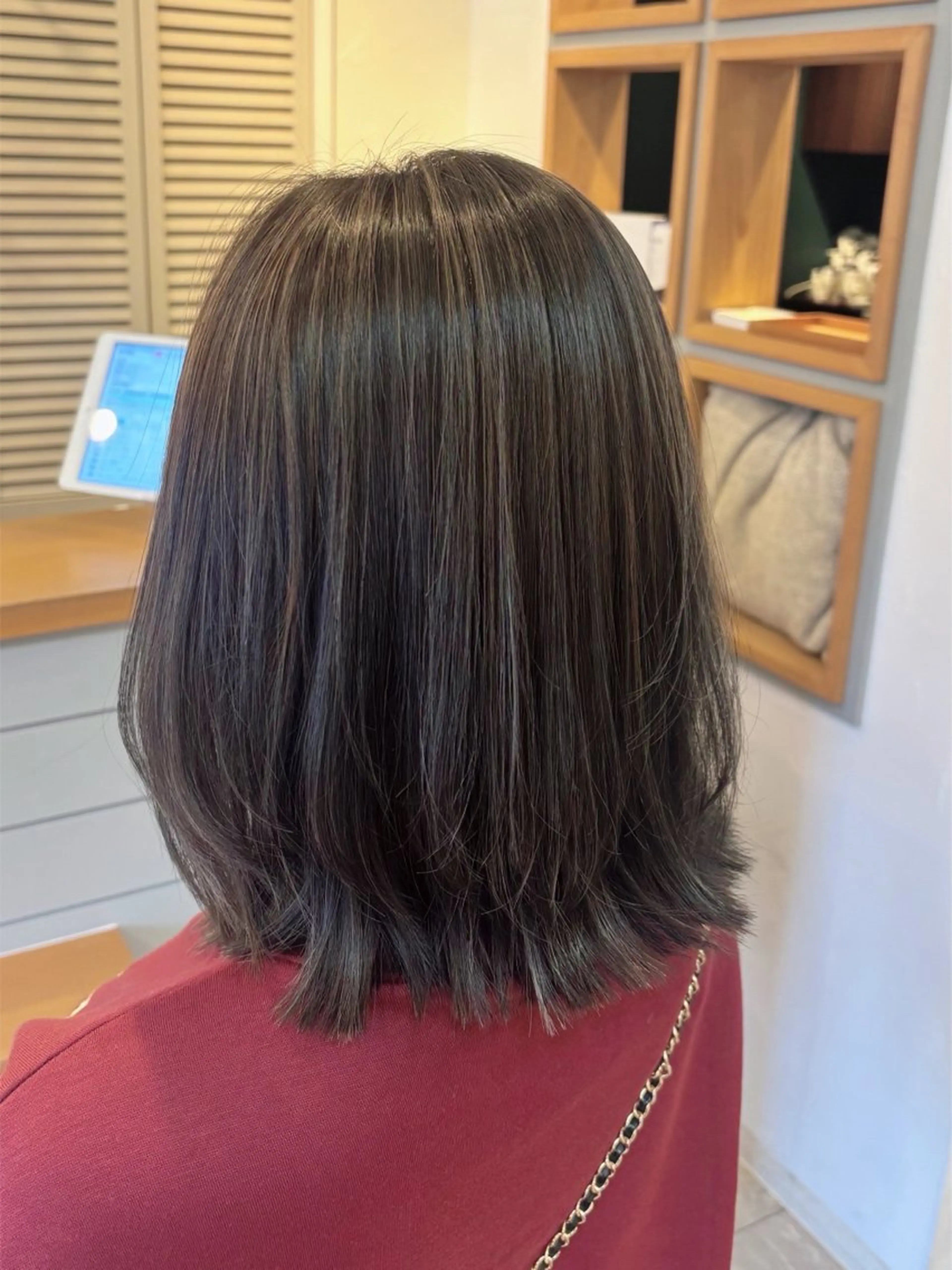 🍒高発色。✧。・゚ハイライトorローライト+oggiottoケアトリートメント+marbb🫧の写真