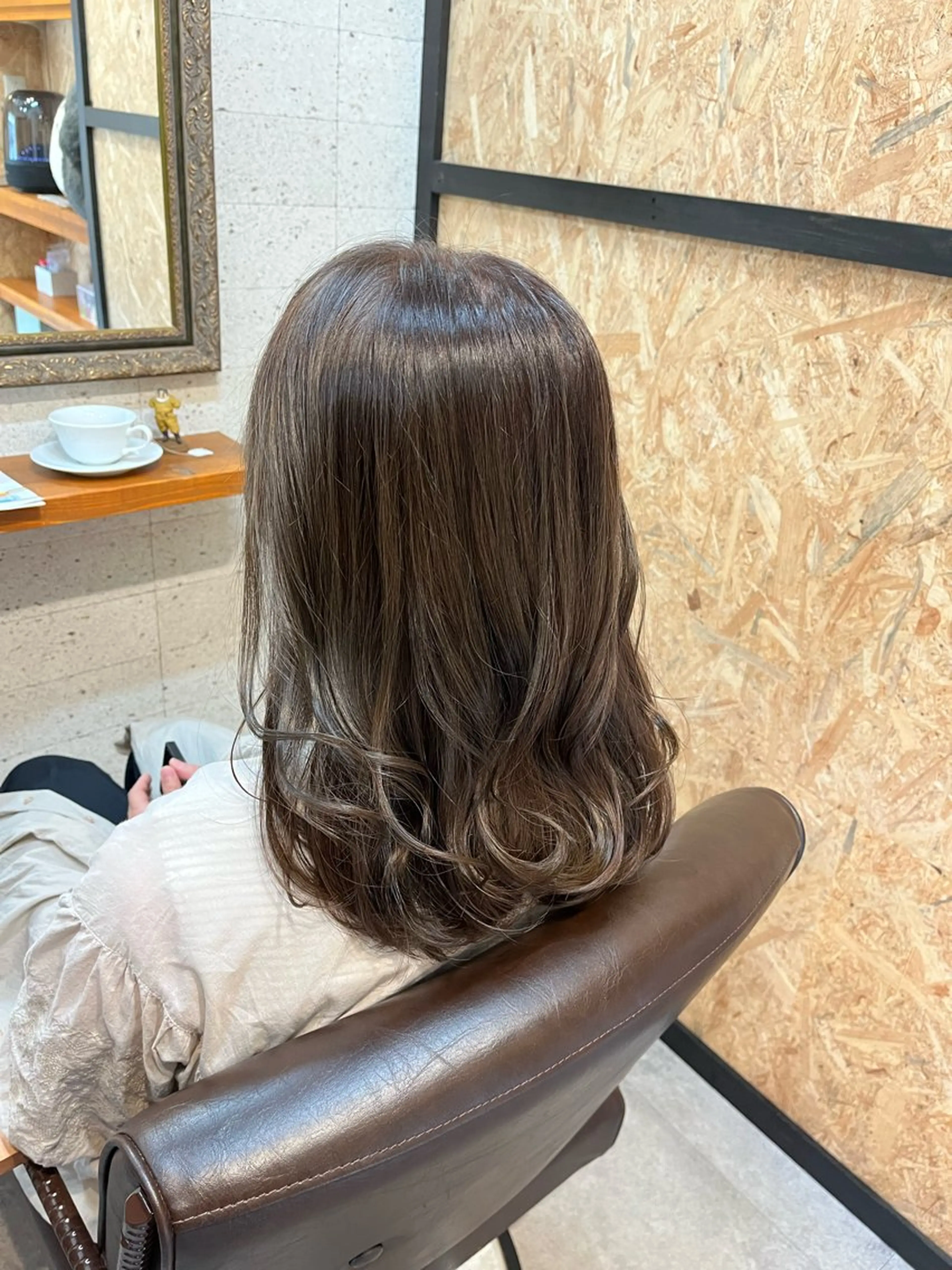ミディアム カラー ヘアカラー 庄内＊三国baron ANJUのヘアスタイル