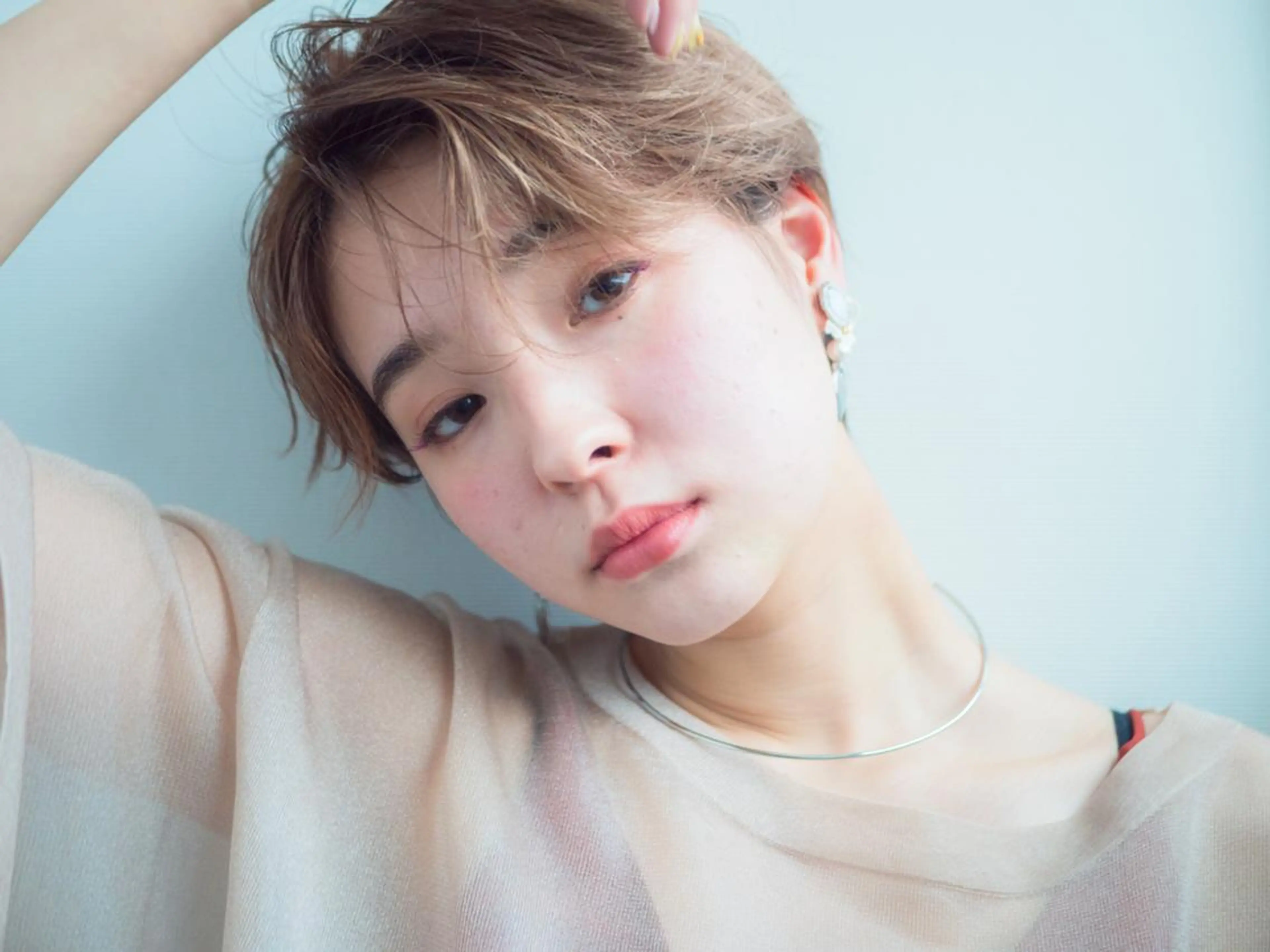 ショート カラー ボブ ショートヘア 水口 英里のヘアスタイル