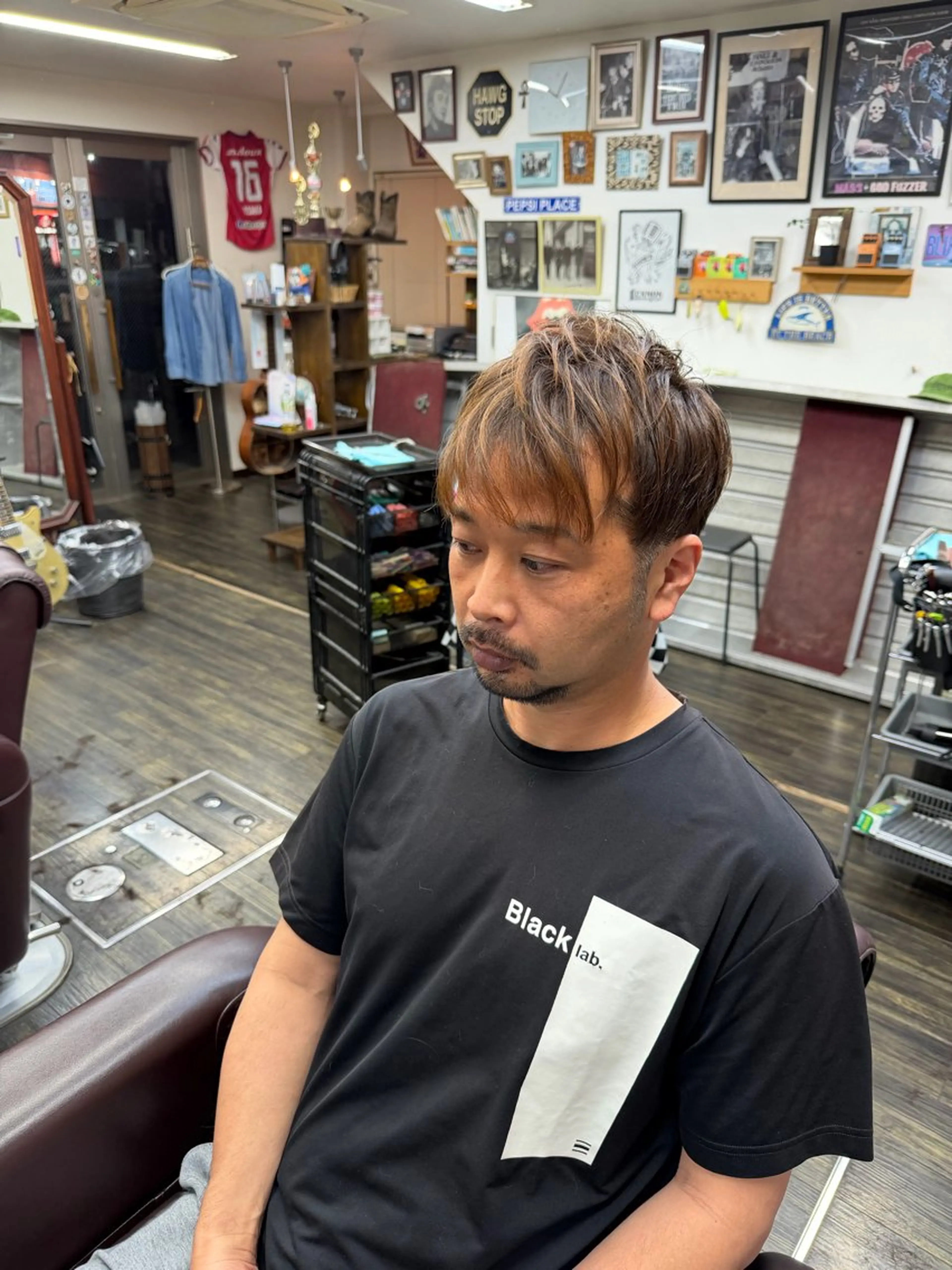 ミディアム メンズ 高東 俊介のヘアスタイル