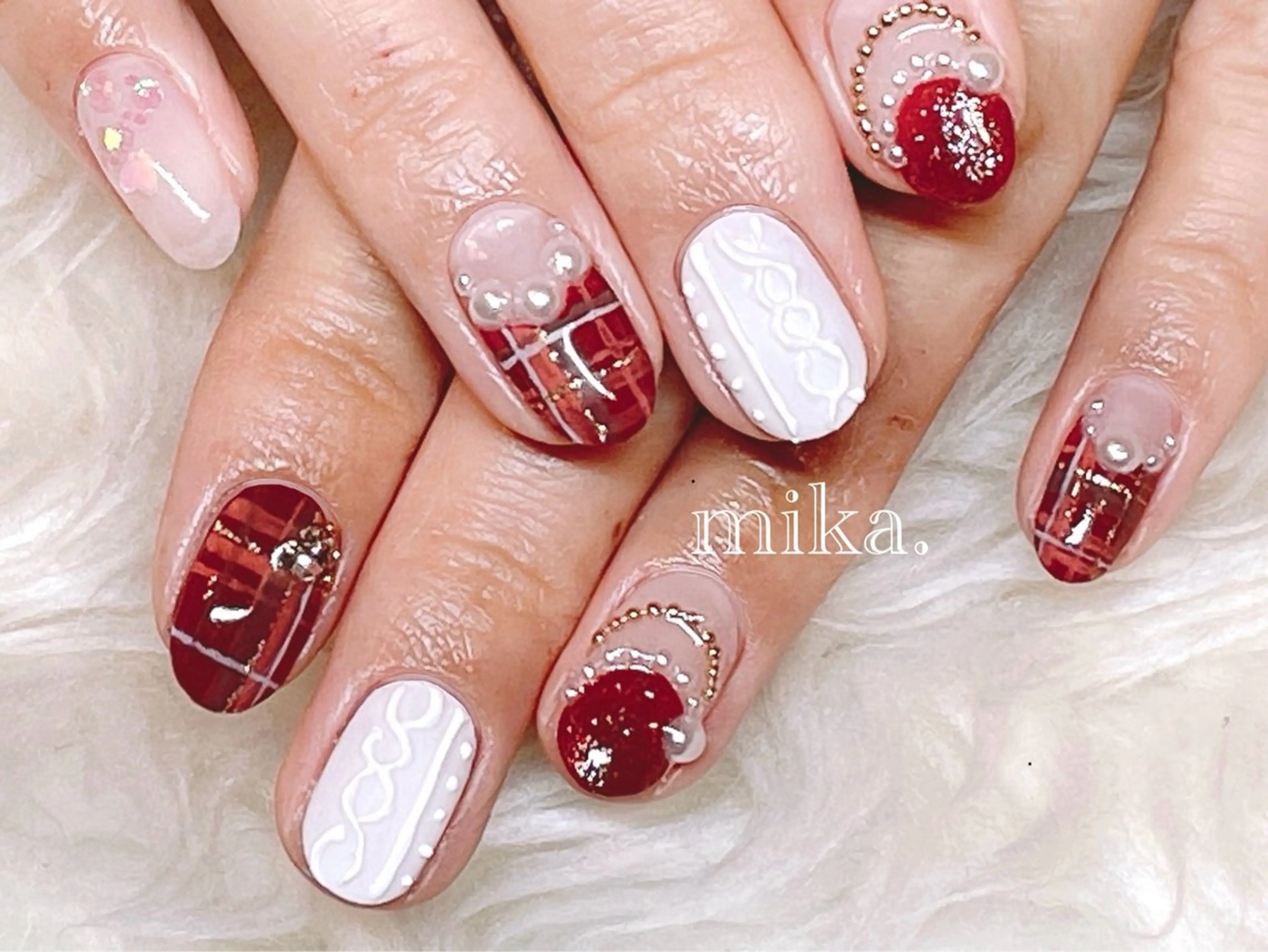 ネイル アートネイル ジェルネイル 韓国ネイル パラジェル スカルプネイル Nail&eye Belireのネイルデザイン