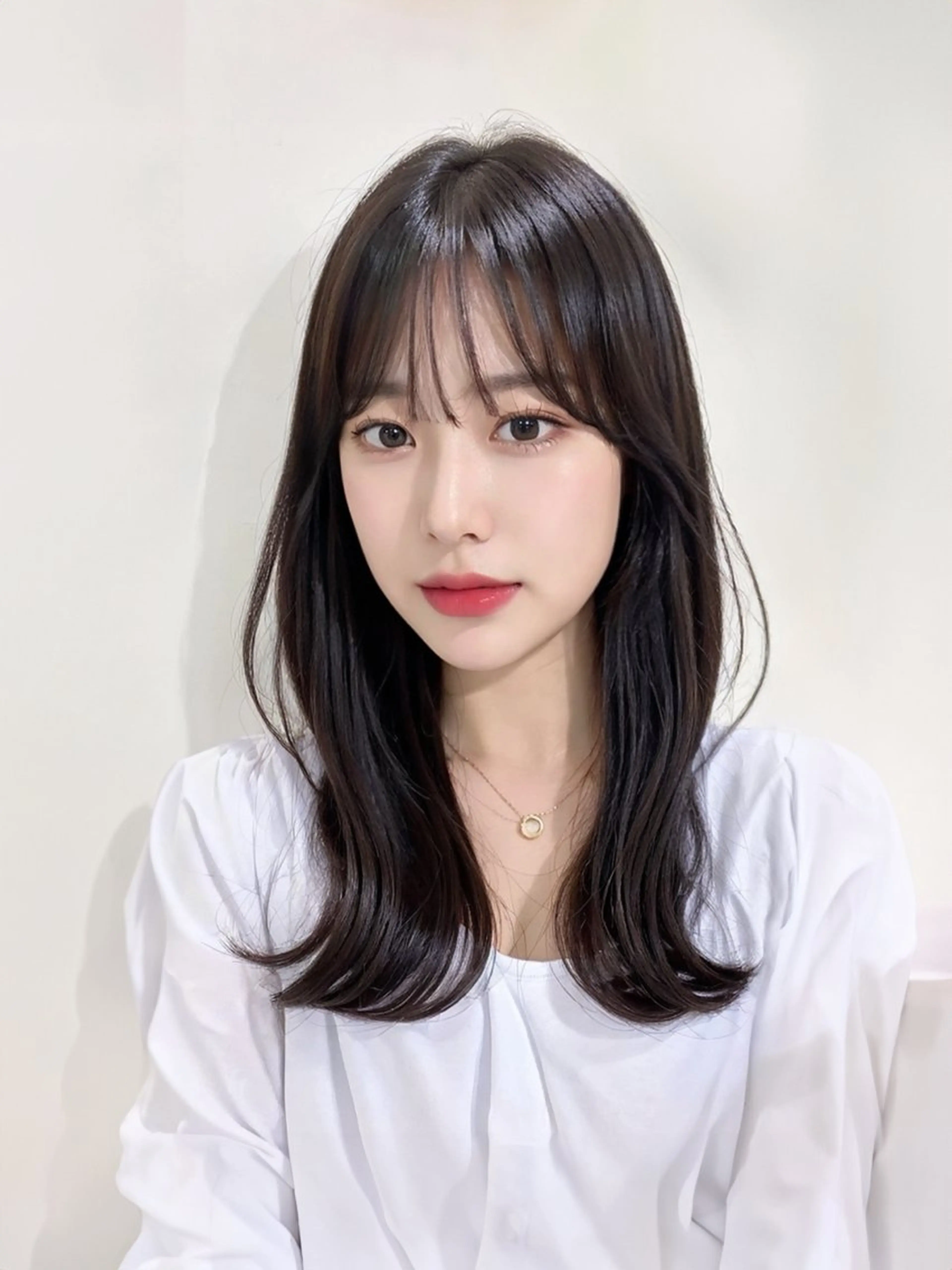 セミロング セミロングパーマ 外国人風カラー 韓国風ヘア レイヤーカット AnFye for prco所属・AnFye forprcoのヘアスタイル