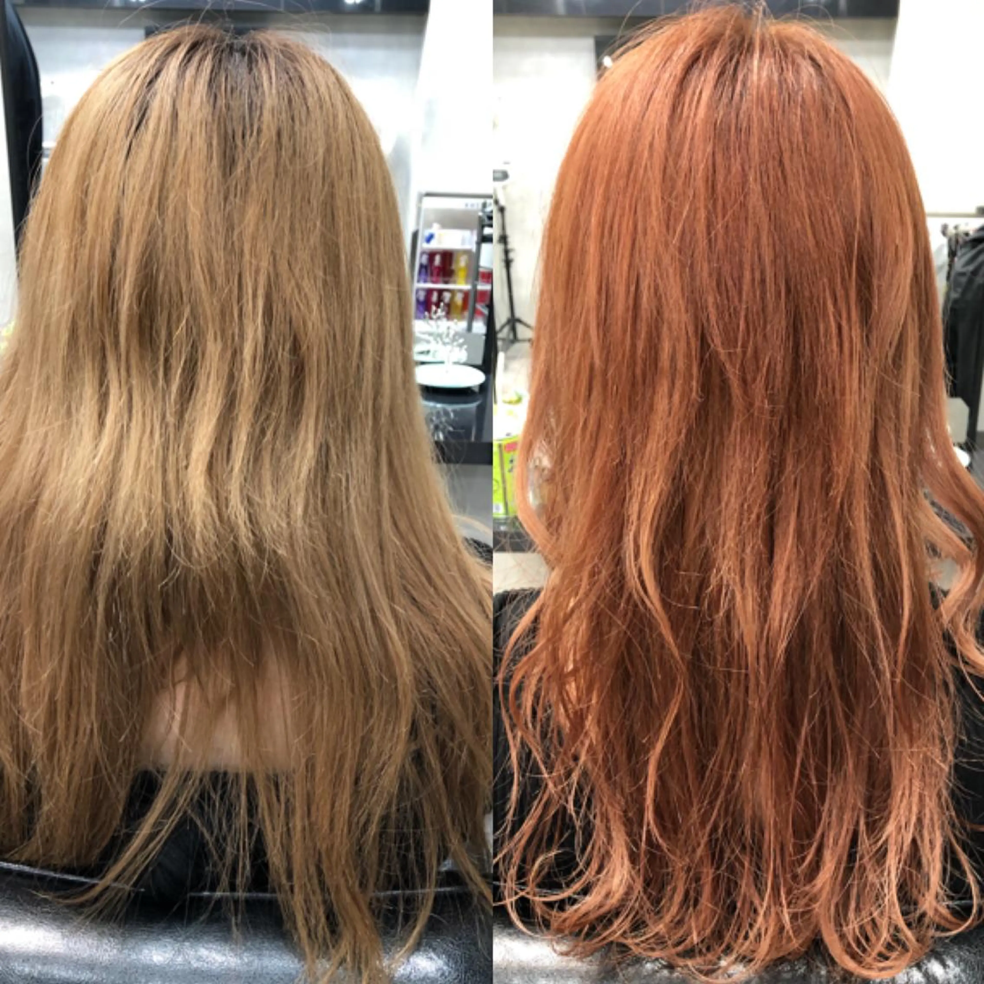 ロング カラー オレンジ etora渋谷店所属・レイヤー×髪質改善✨ 渋谷/佐藤侑哉のヘアスタイル