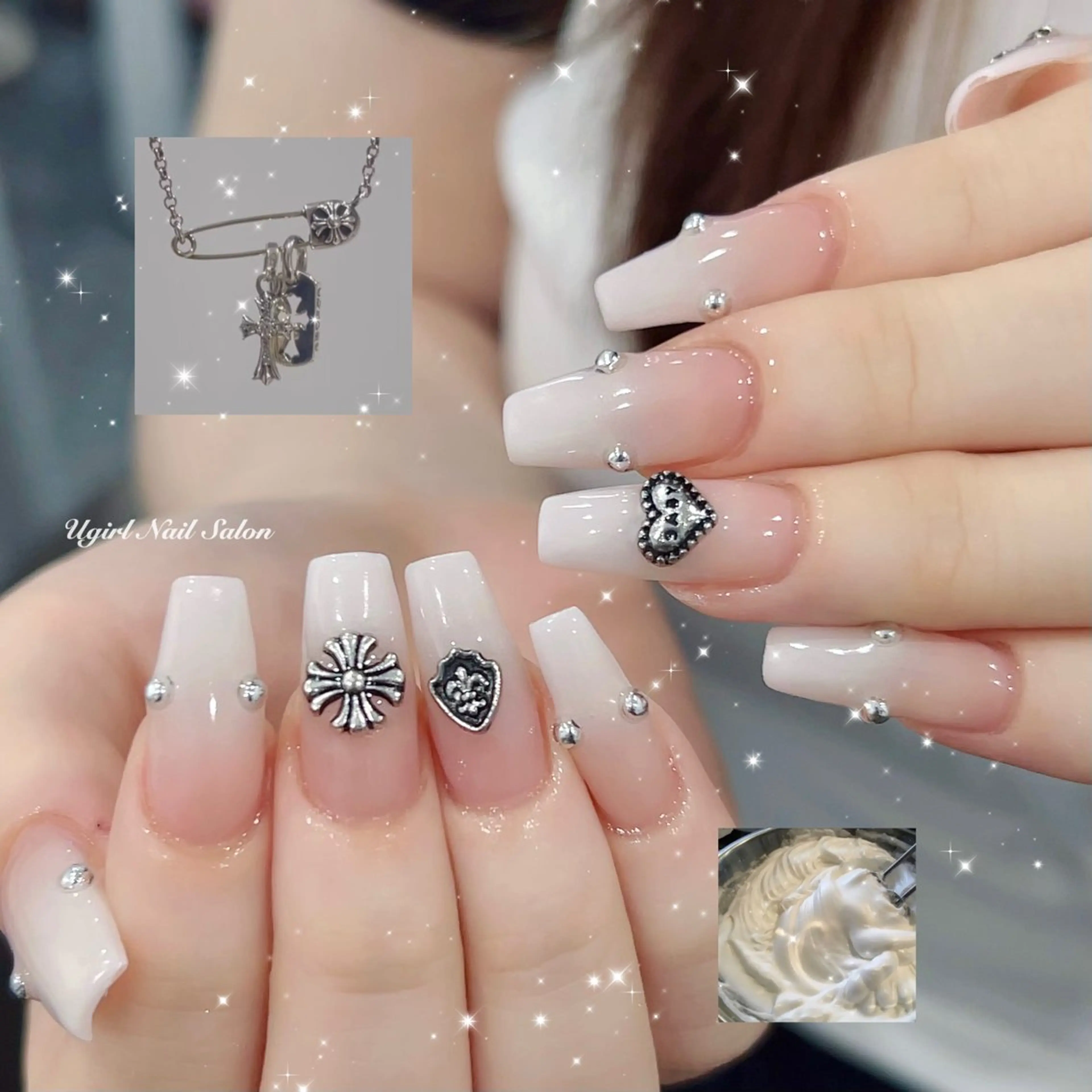 ネイル ハンドネイル 🪄mimi🎀 Midori🪽のネイルデザイン