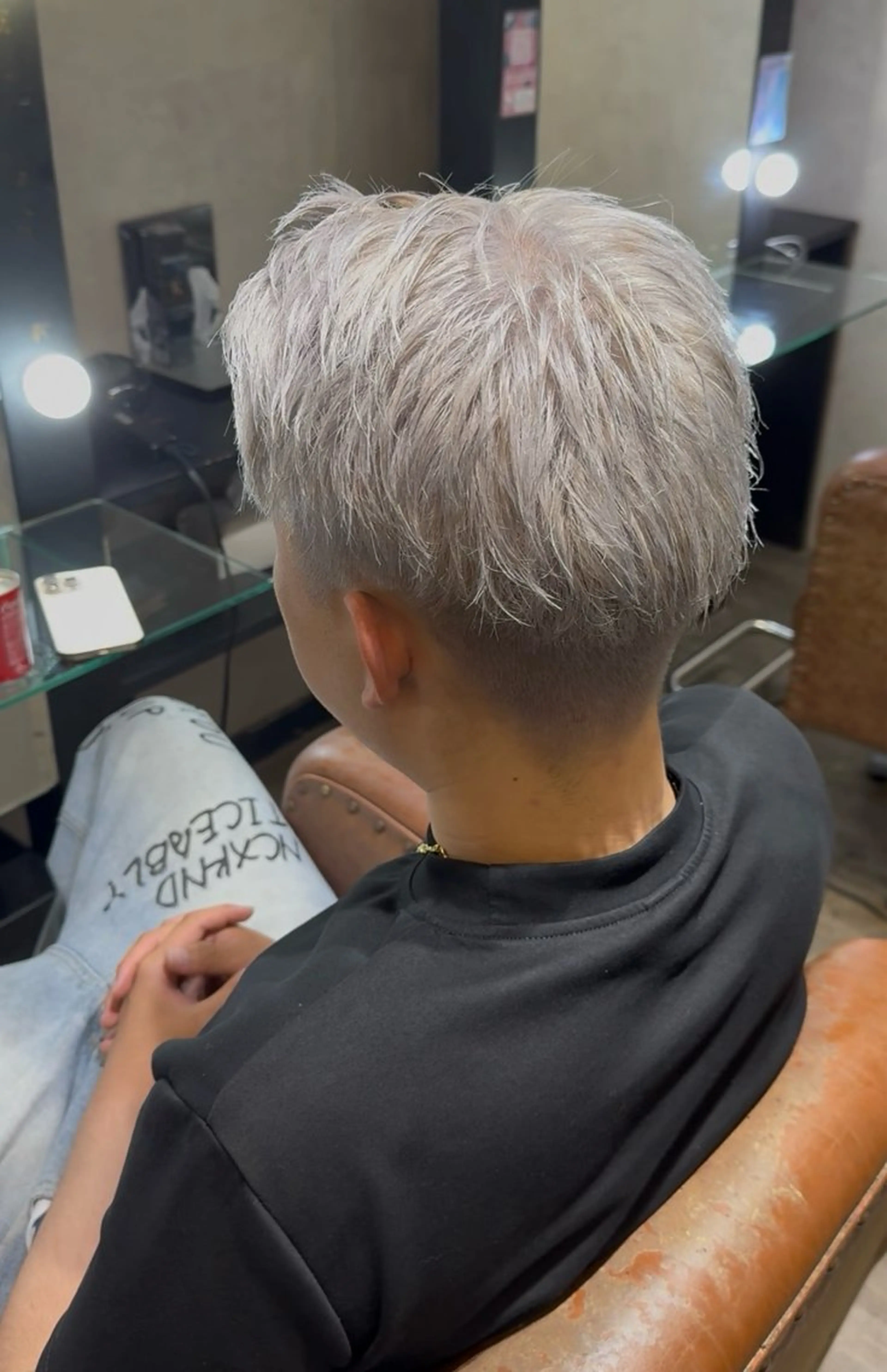 カラー メンズ ヘアカラー 奥田 星来のヘアスタイル
