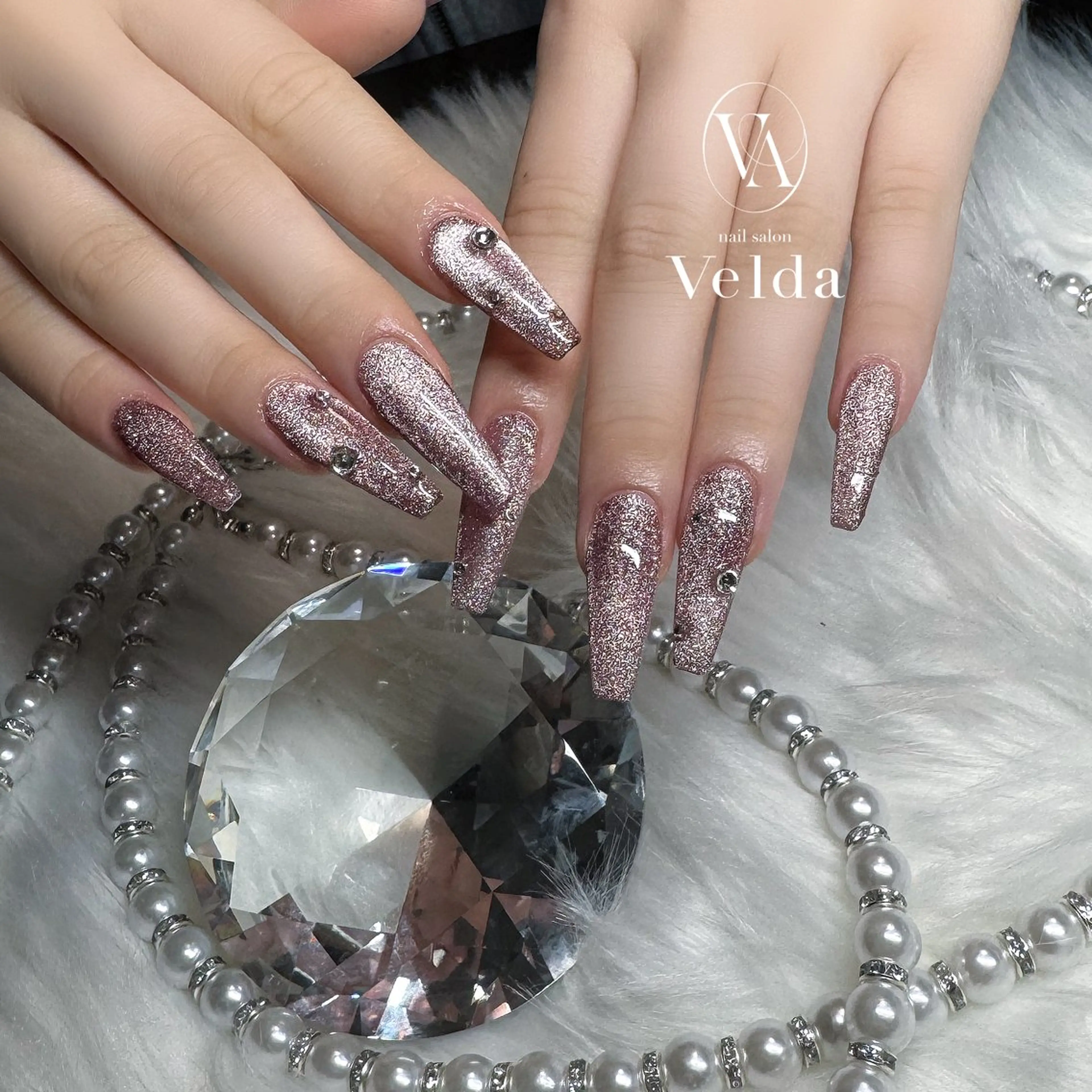 ネイル フラッシュネイル フラッシュマグ ワンカラーネイル 💎Rina 💎のネイルデザイン