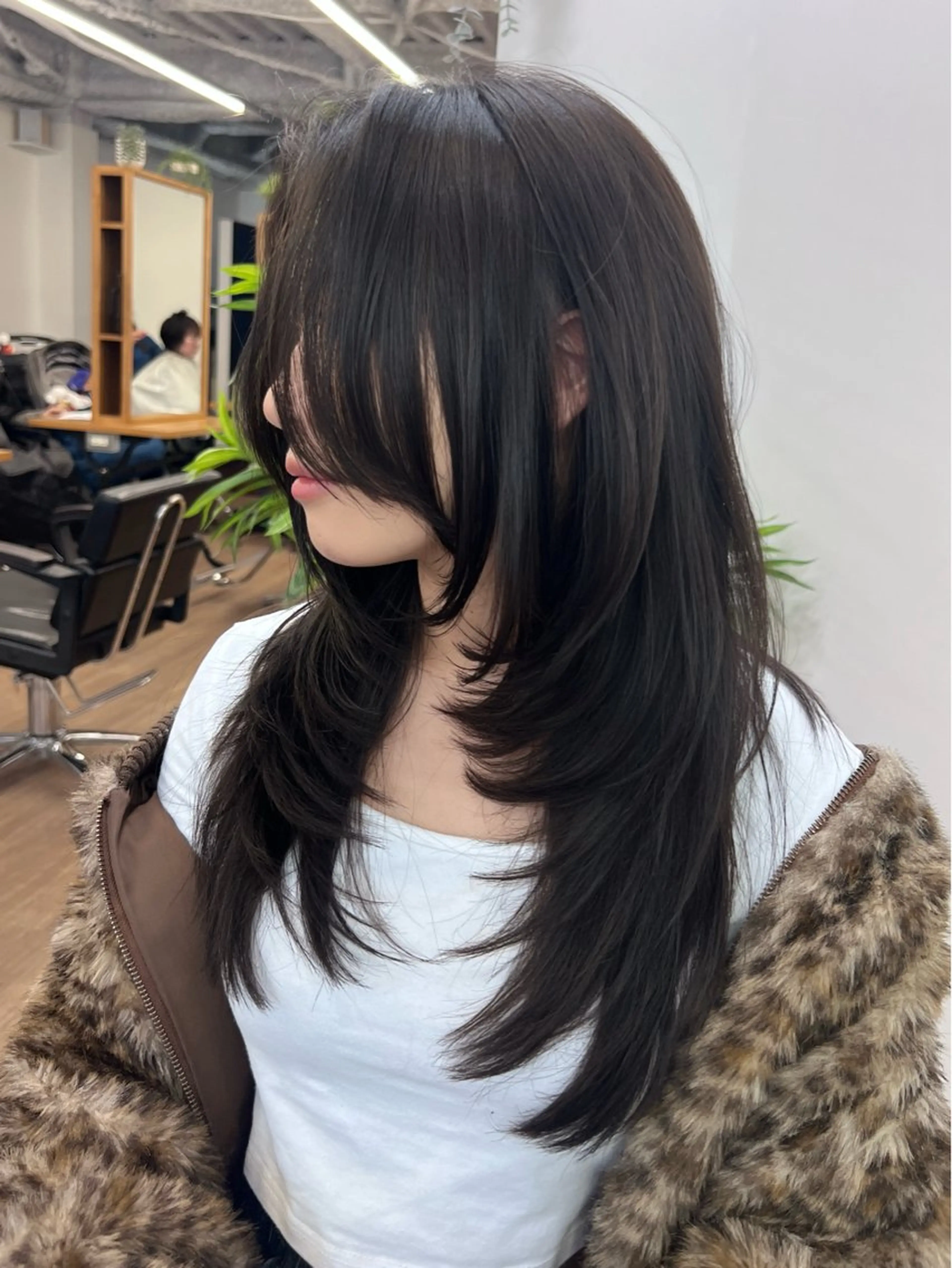 ロング レイヤーカット カット ヘアカラー トリートメント 渋谷レイヤーカット❌ 縮毛矯正専門/武田涼のヘアスタイル